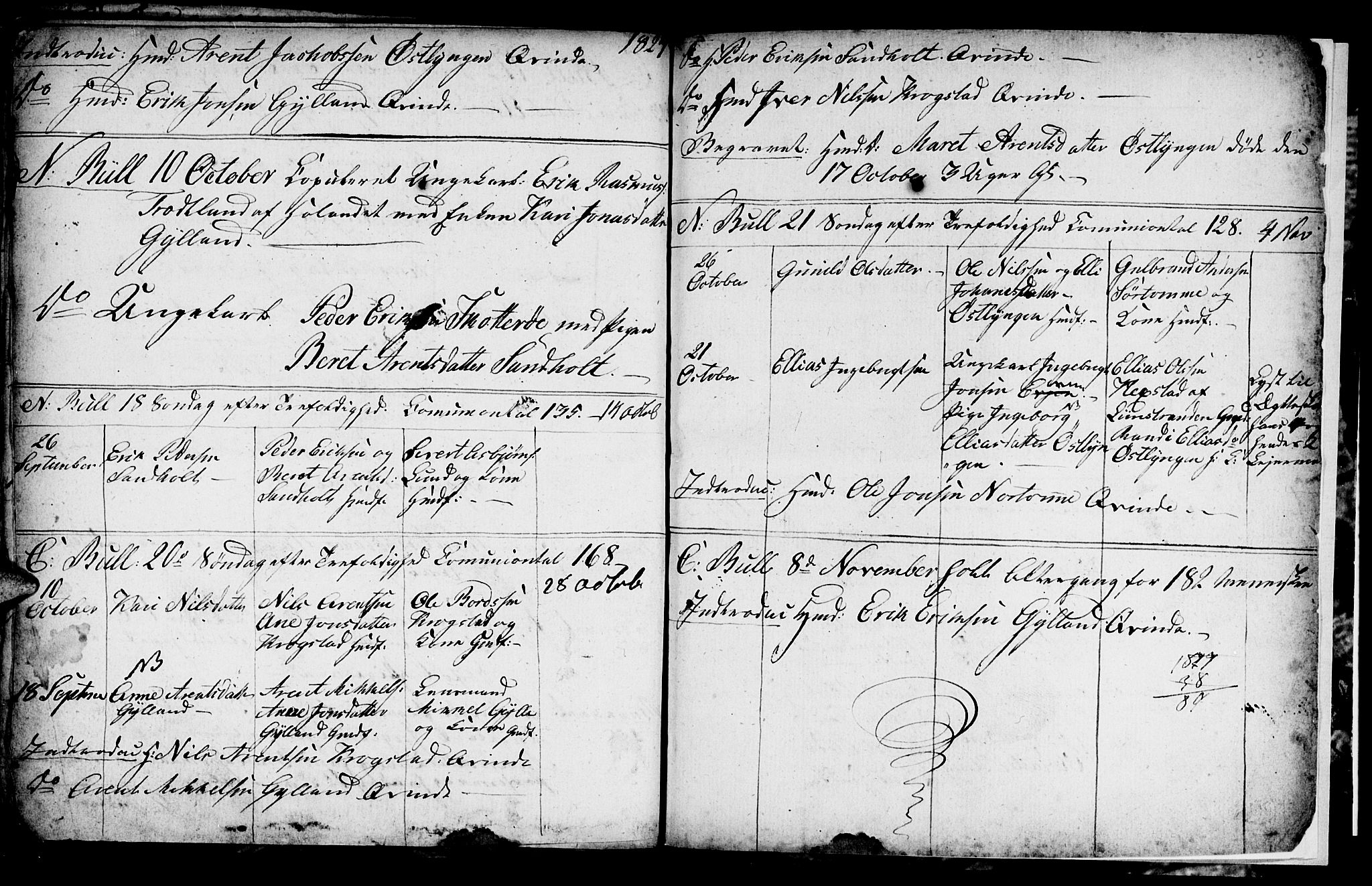 Ministerialprotokoller, klokkerbøker og fødselsregistre - Sør-Trøndelag, SAT/A-1456/692/L1109: Parish register (copy) no. 692C04, 1825-1827