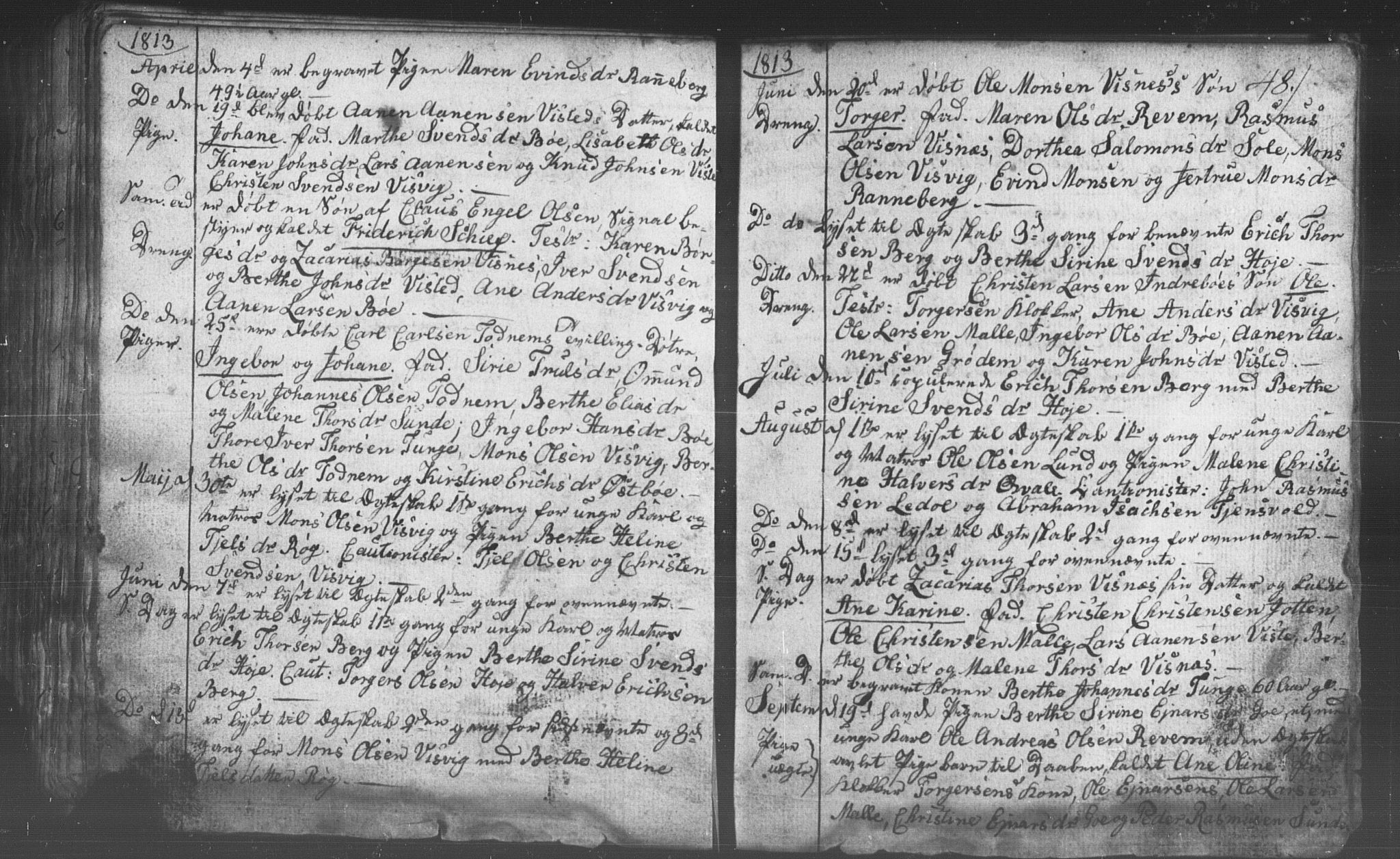 Domkirken sokneprestkontor, SAST/A-101812/001/30/30BB/L0006: Parish register (copy) no. B 6, 1783-1815, p. 48