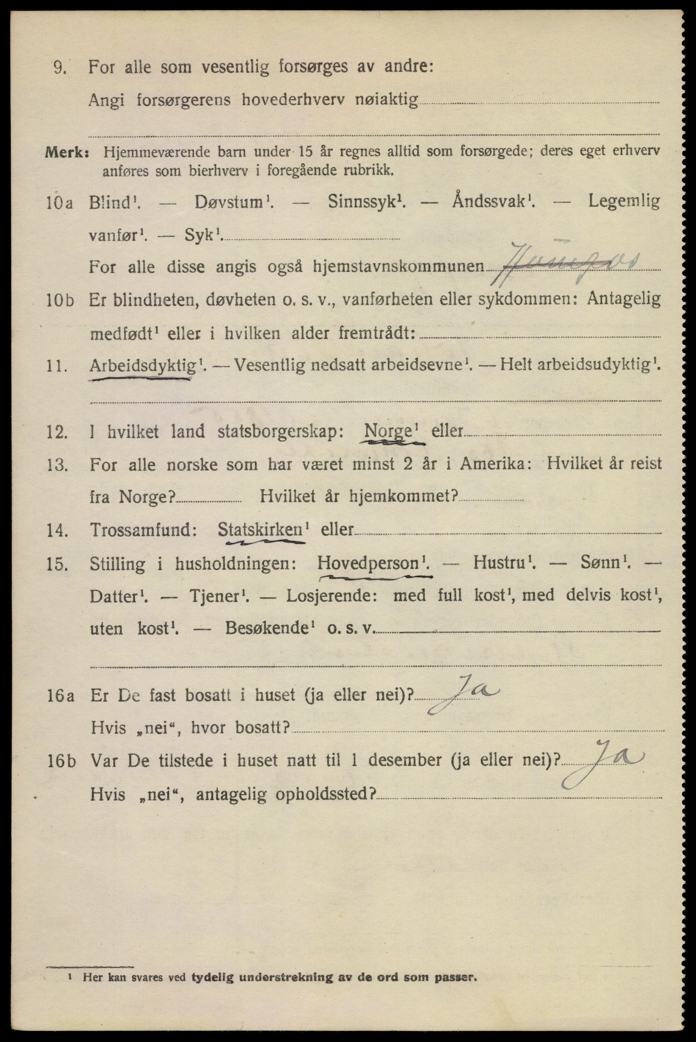 SAKO, 1920 census for Hønefoss, 1920, p. 6631