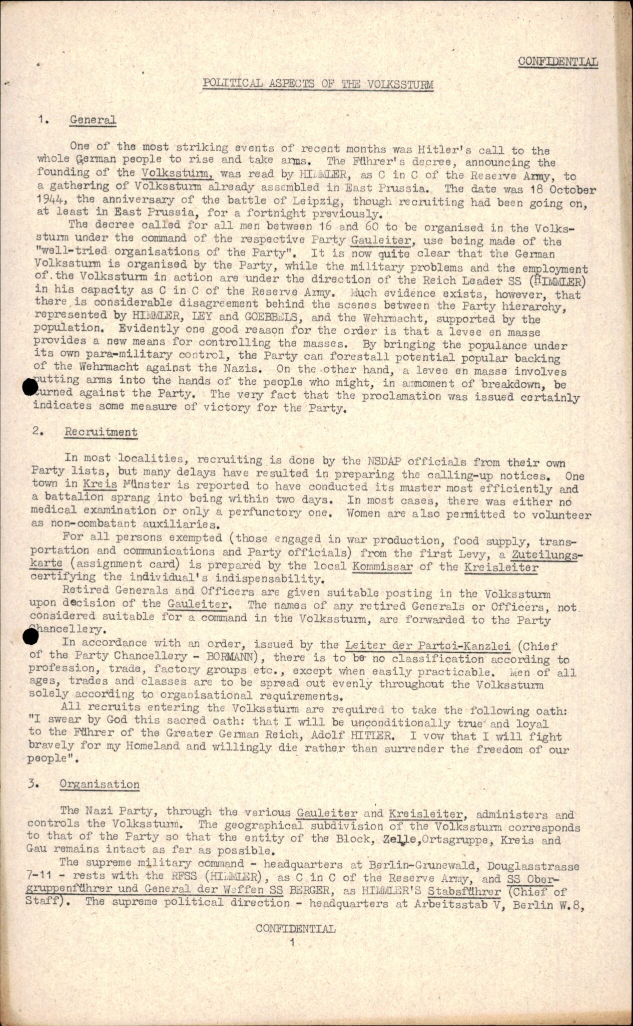 Forsvarets Overkommando. 2 kontor. Arkiv 11.4. Spredte tyske arkivsaker, AV/RA-RAFA-7031/D/Dar/Darc/L0016: FO.II, 1945, p. 354