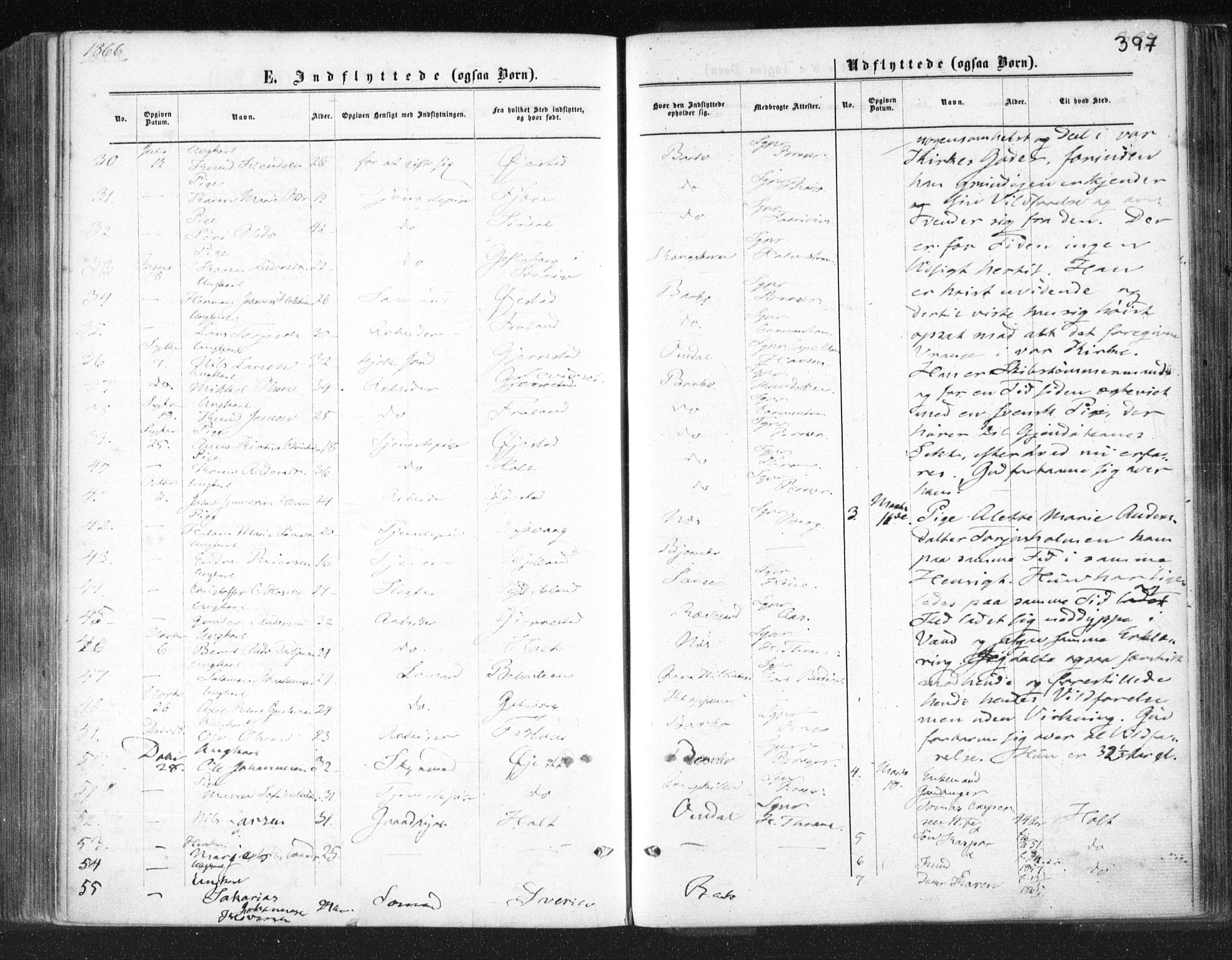Tromøy sokneprestkontor, SAK/1111-0041/F/Fa/L0007: Parish register (official) no. A 7, 1864-1869, p. 397