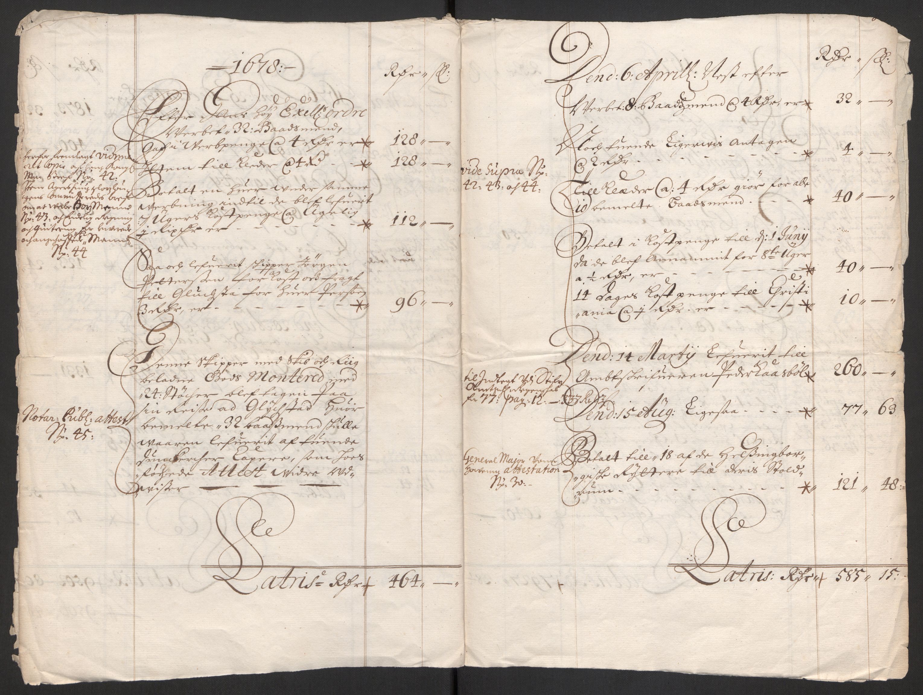 Rentekammeret inntil 1814, Reviderte regnskaper, Byregnskaper, AV/RA-EA-4066/R/Rs/L0504: [S1] Kontribusjonsregnskap, 1631-1684, p. 95