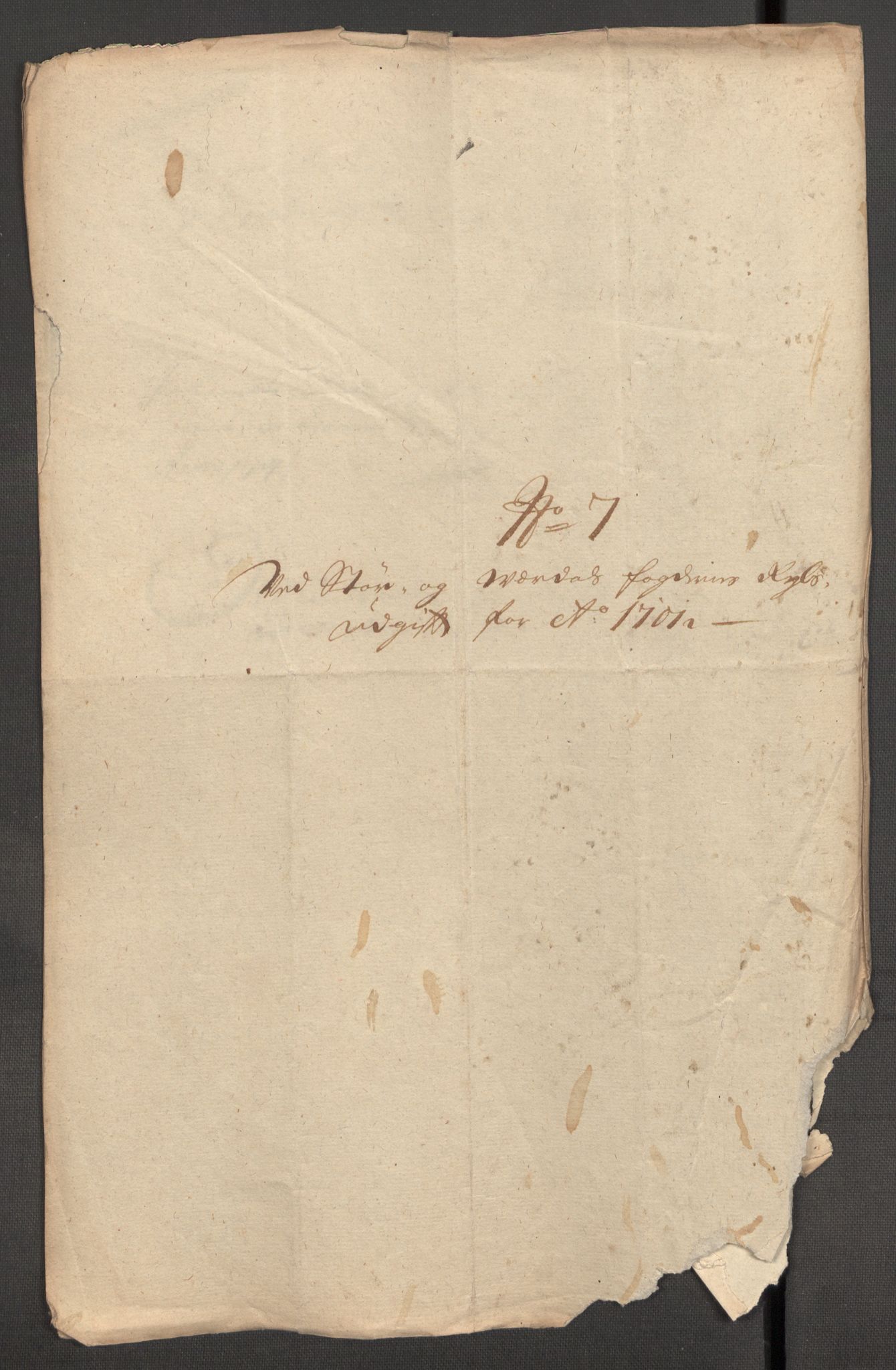 Rentekammeret inntil 1814, Reviderte regnskaper, Fogderegnskap, AV/RA-EA-4092/R62/L4193: Fogderegnskap Stjørdal og Verdal, 1701-1702, p. 171