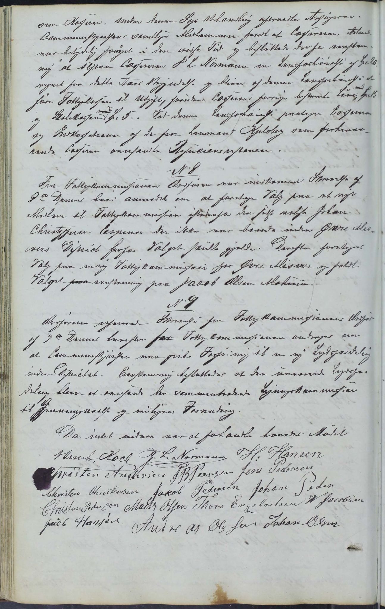 Skjerstad kommune. Formannskap, AIN/K-18421.150/100/L0001: Møtebok for Skjerstad formannskap, 1838-1876