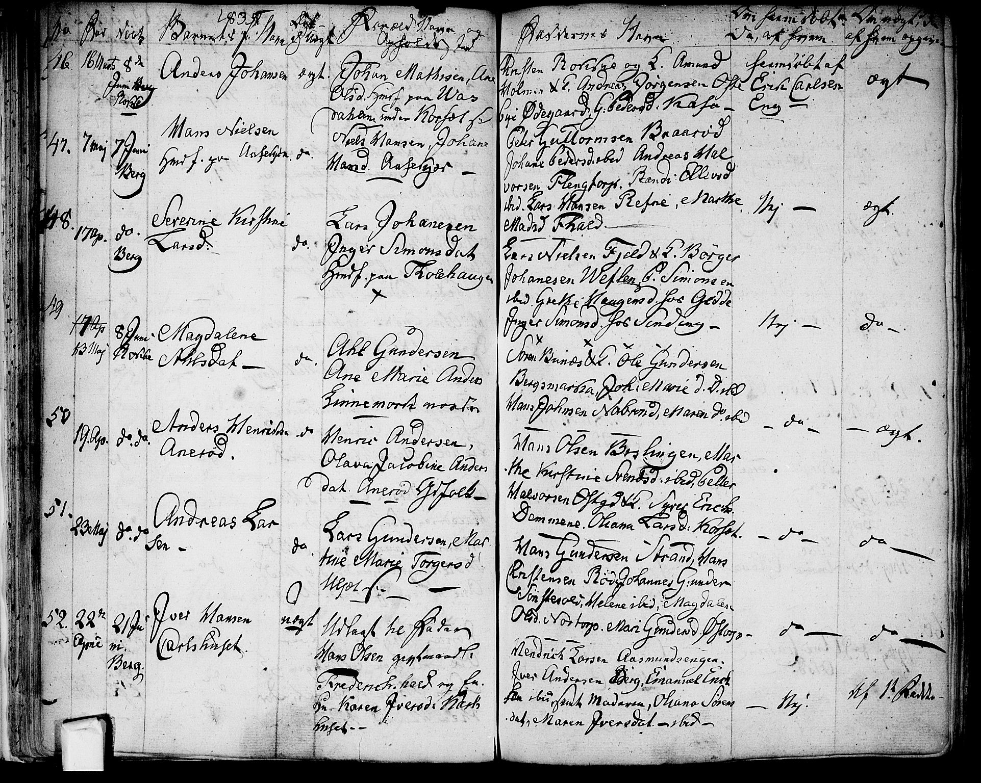 Berg prestekontor Kirkebøker, AV/SAO-A-10902/F/Fa/L0003: Parish register (official) no. I 3, 1832-1842, p. 34