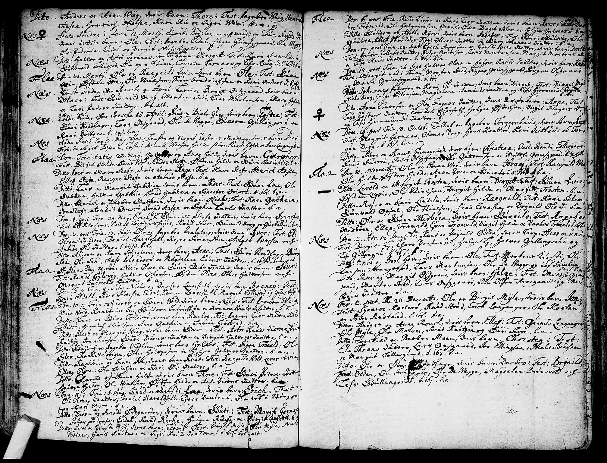 Nes kirkebøker, AV/SAKO-A-236/F/Fa/L0002: Parish register (official) no. 2, 1707-1759, p. 47