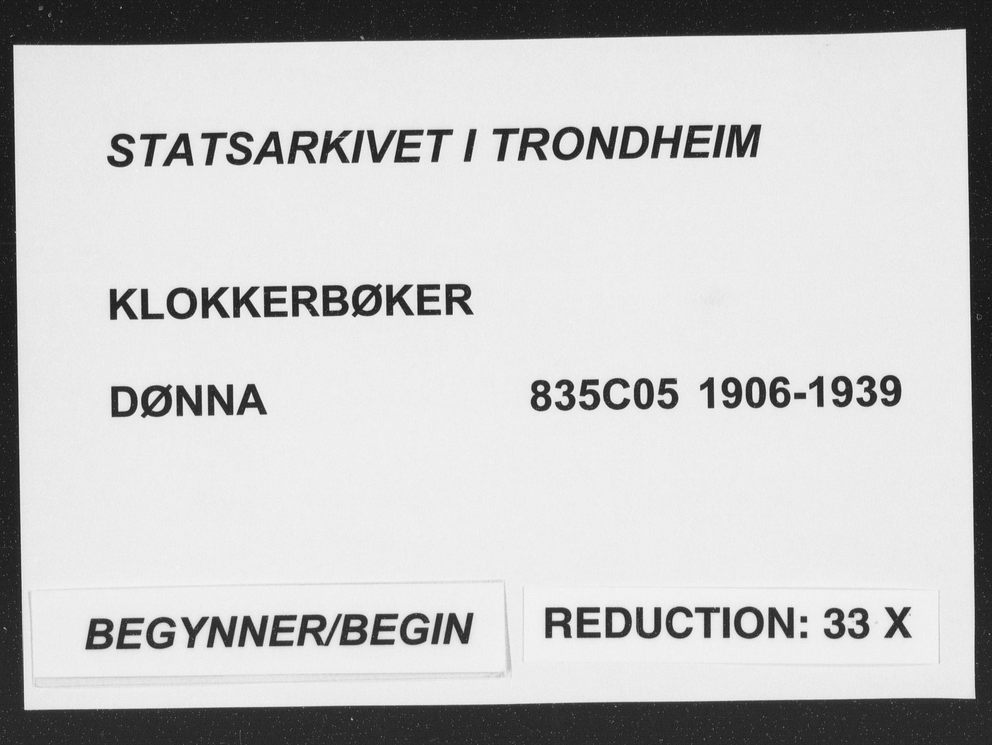Ministerialprotokoller, klokkerbøker og fødselsregistre - Nordland, SAT/A-1459/835/L0533: Parish register (copy) no. 835C05, 1906-1939