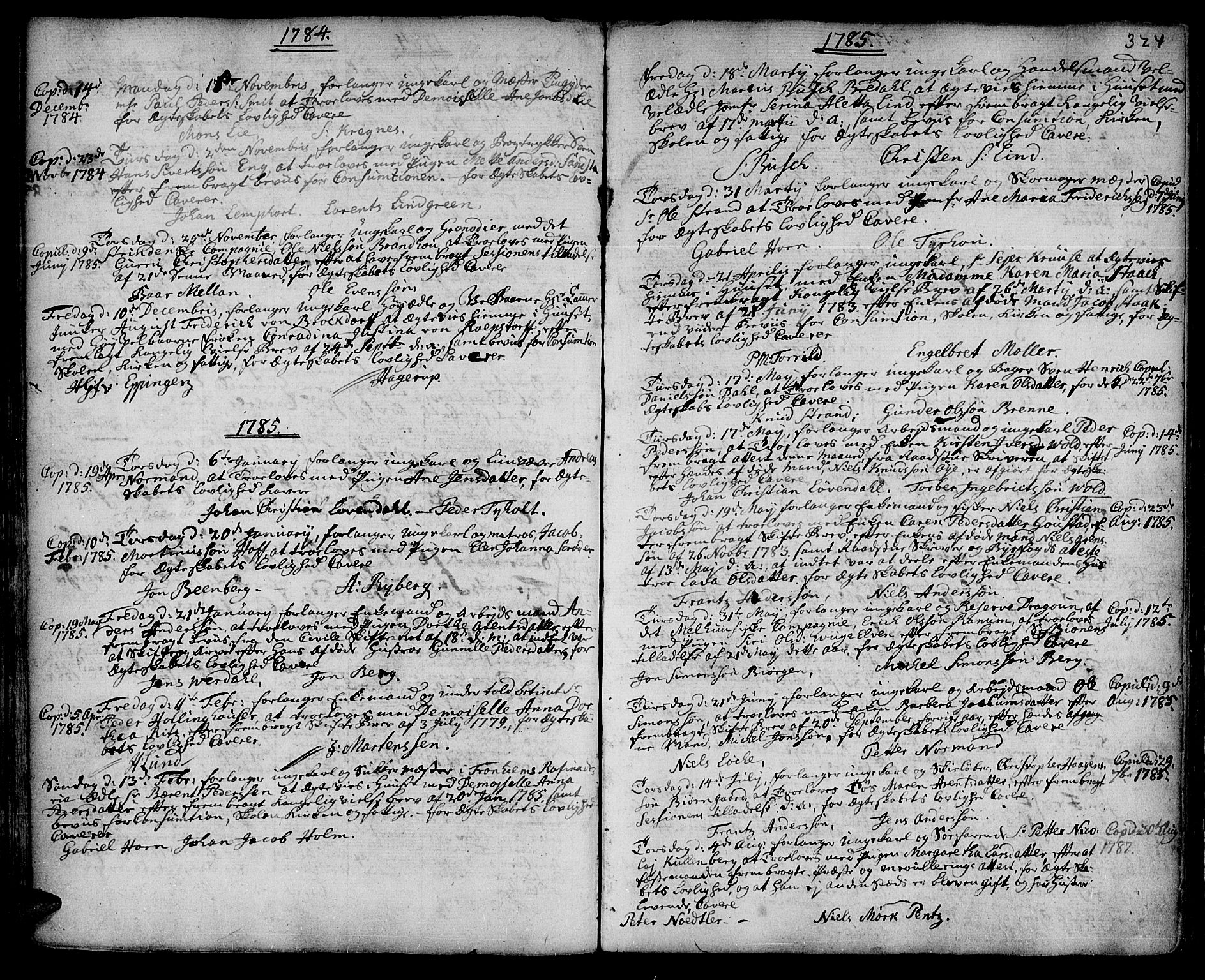 Ministerialprotokoller, klokkerbøker og fødselsregistre - Sør-Trøndelag, SAT/A-1456/601/L0038: Parish register (official) no. 601A06, 1766-1877, p. 324