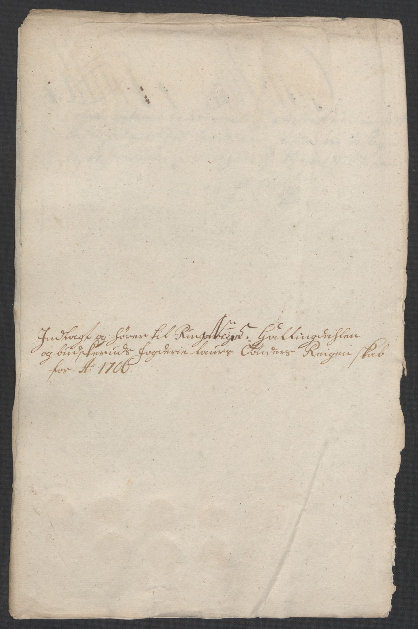 Rentekammeret inntil 1814, Reviderte regnskaper, Fogderegnskap, RA/EA-4092/R22/L1465: Fogderegnskap Ringerike, Hallingdal og Buskerud, 1706, p. 175