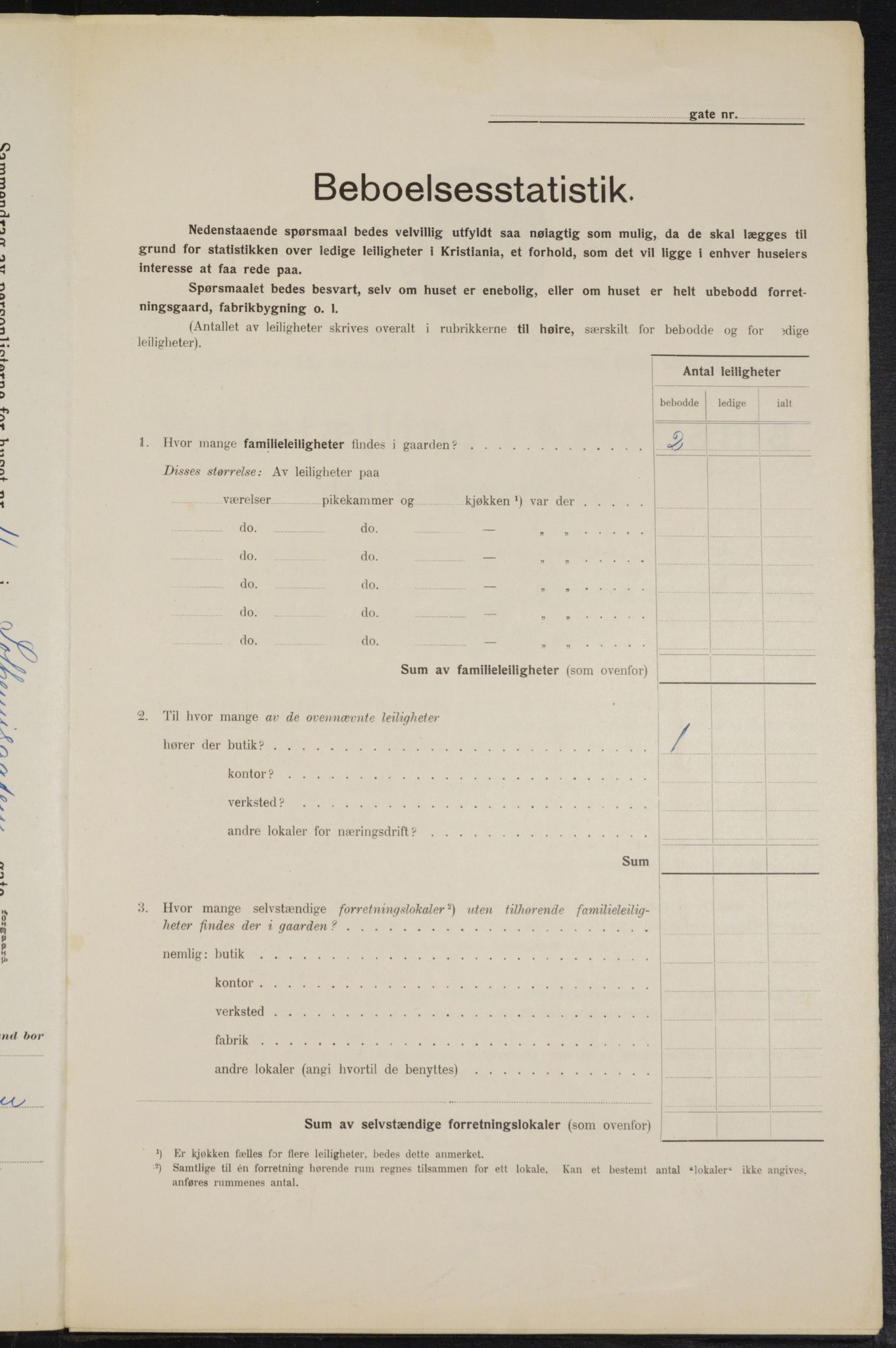 OBA, Municipal Census 1914 for Kristiania, 1914, p. 99489