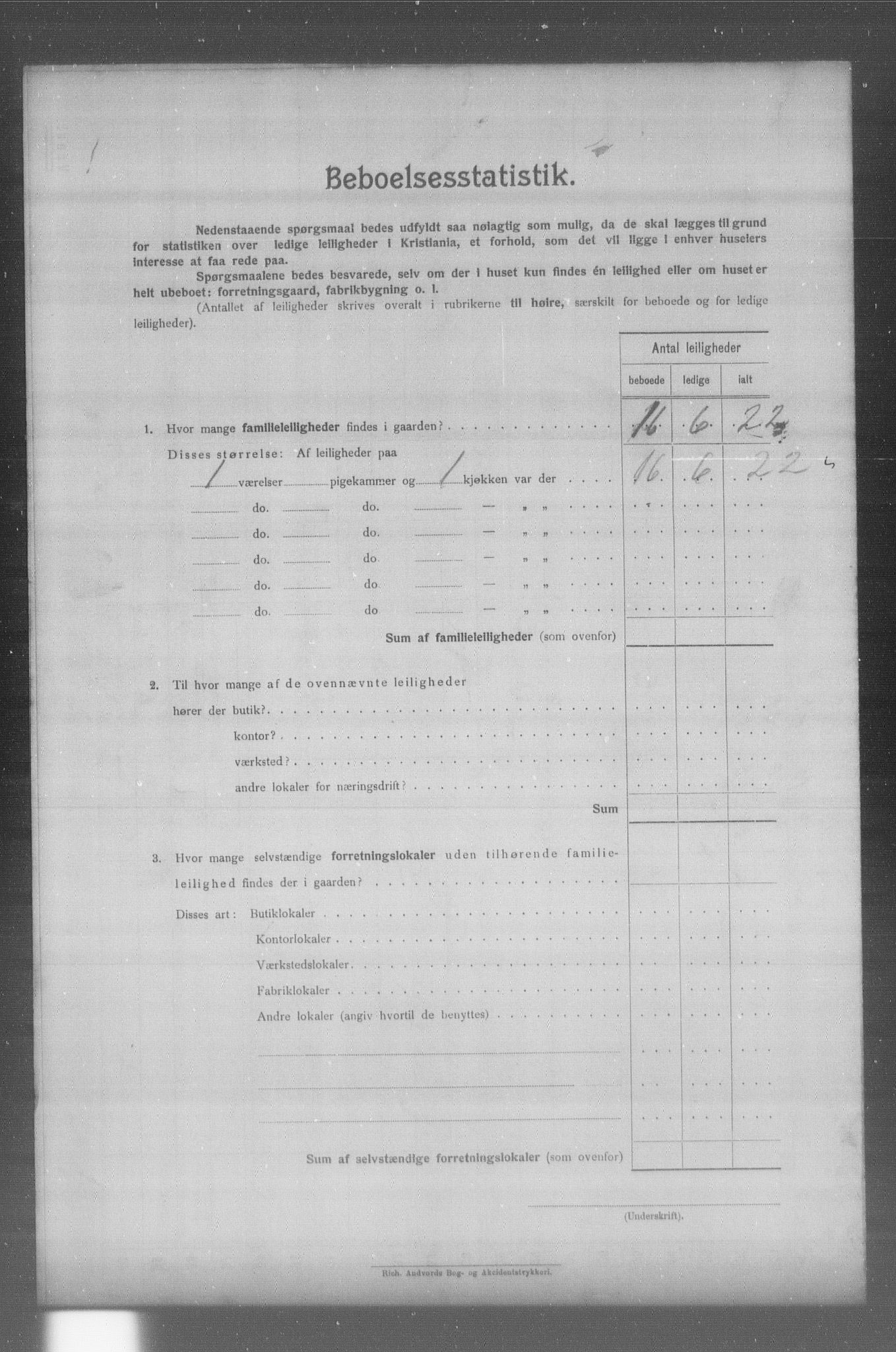 OBA, Municipal Census 1904 for Kristiania, 1904, p. 18597