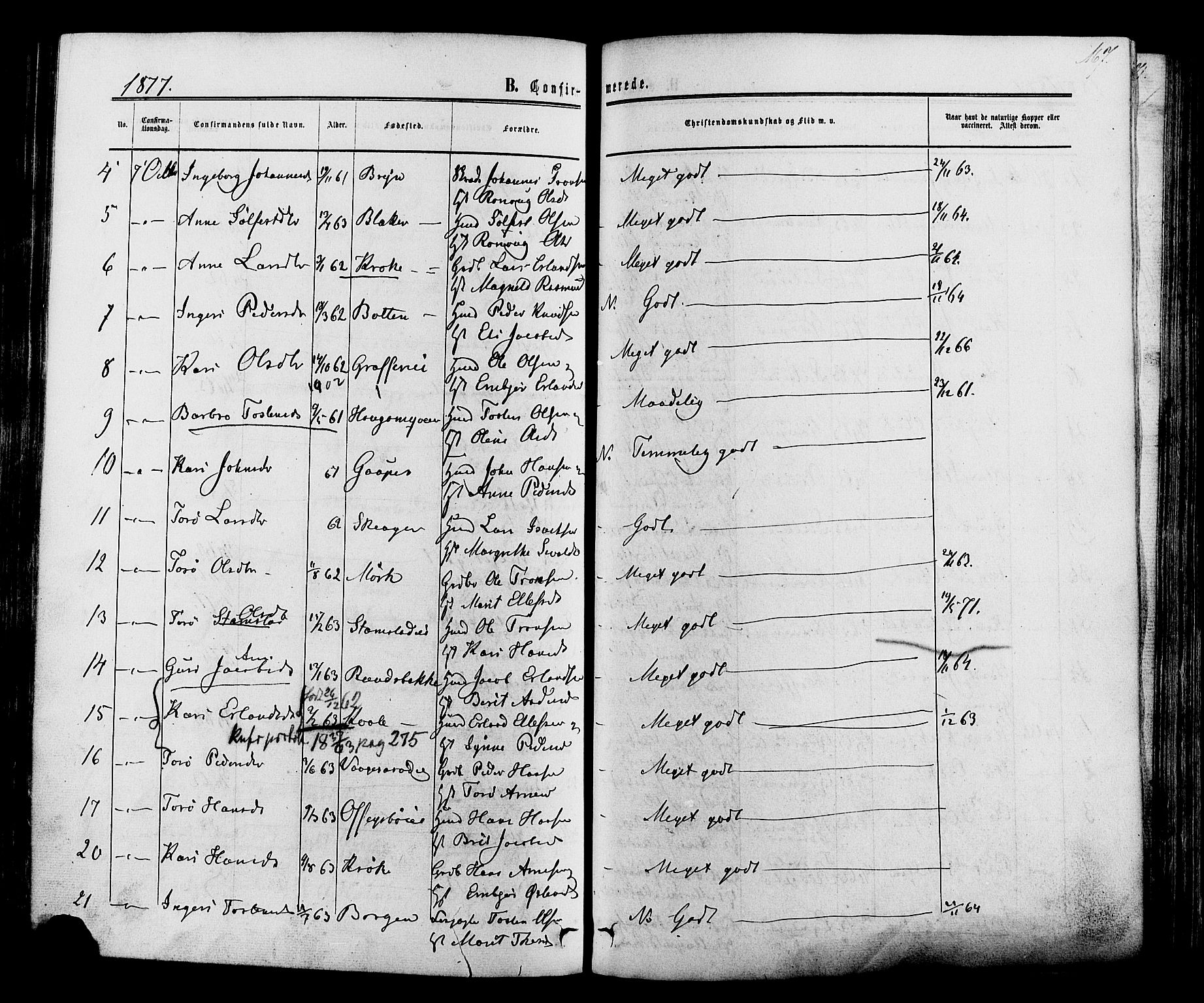 Lom prestekontor, AV/SAH-PREST-070/K/L0007: Parish register (official) no. 7, 1863-1884, p. 167