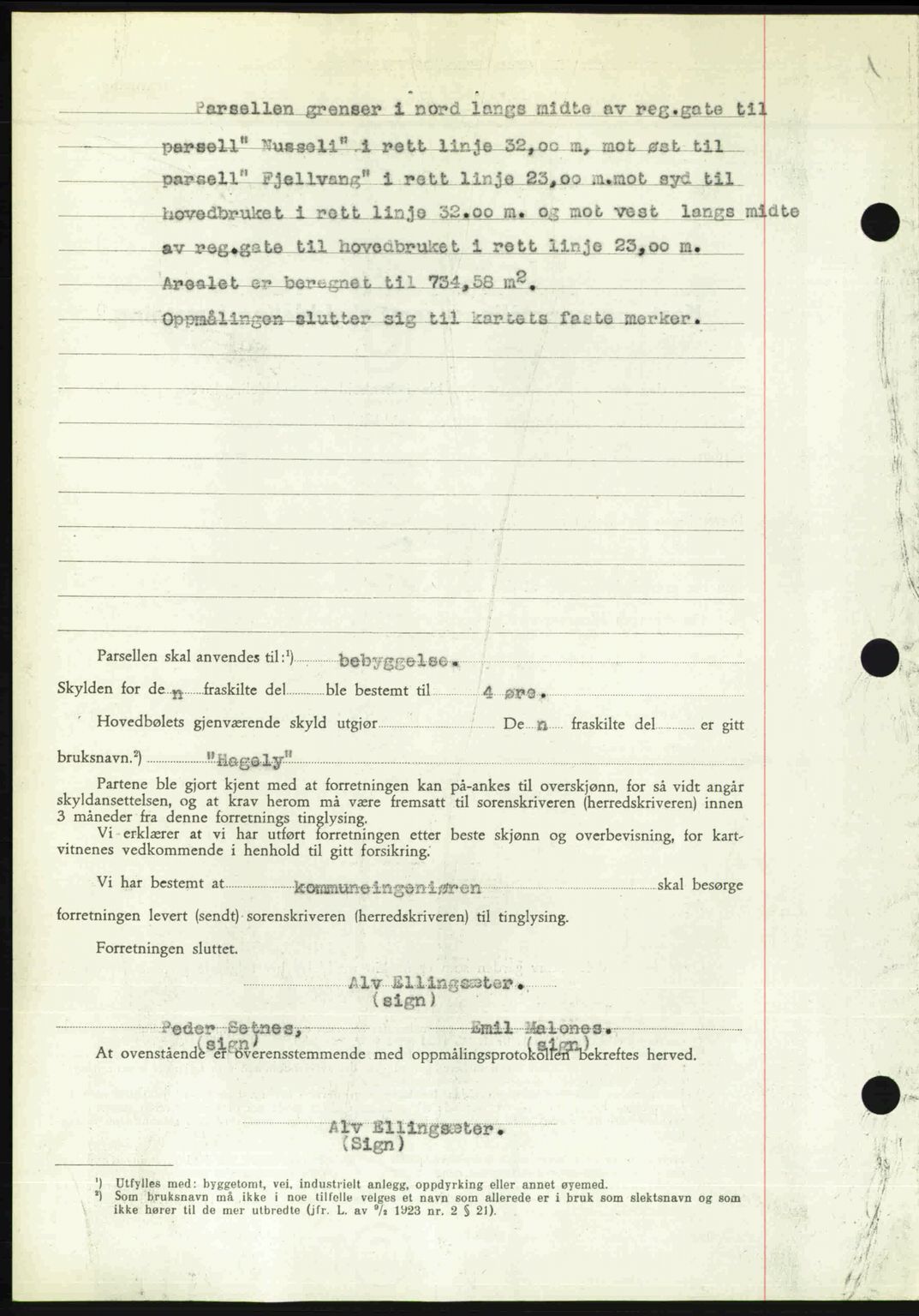 Romsdal sorenskriveri, AV/SAT-A-4149/1/2/2C: Mortgage book no. A28, 1948-1949, Diary no: : 318/1949