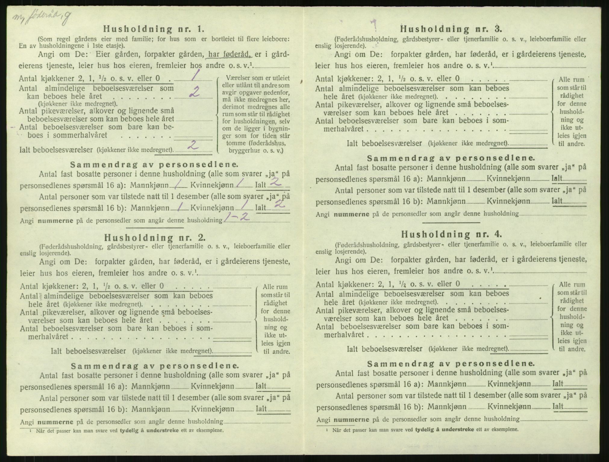 SAT, 1920 census for Giske, 1920, p. 159