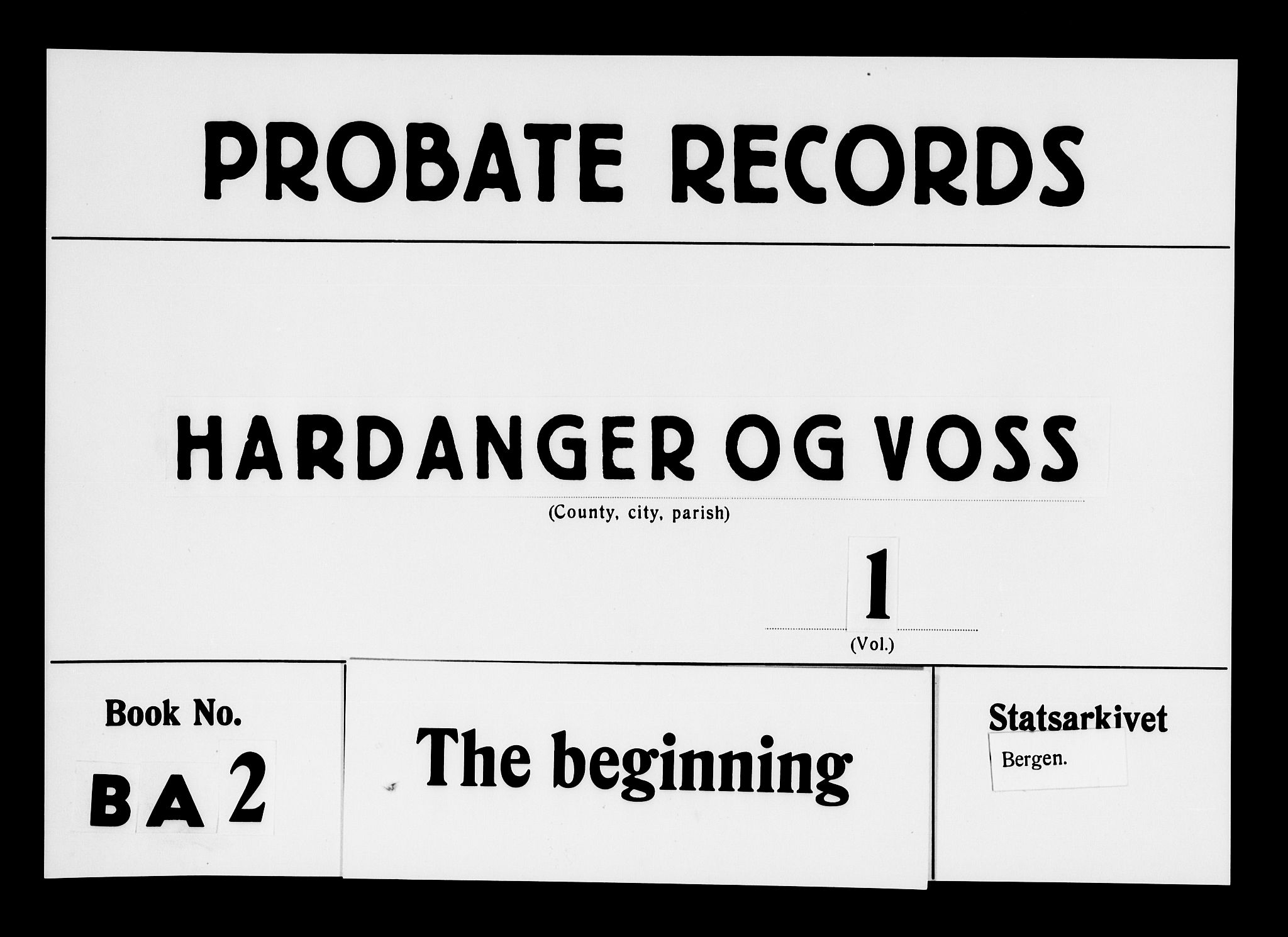 Hardanger og Voss sorenskriveri, AV/SAB-A-2501/4/4A/4Ad/L0002a: Skifterettsprotokoll for Hardanger, 1823-1830