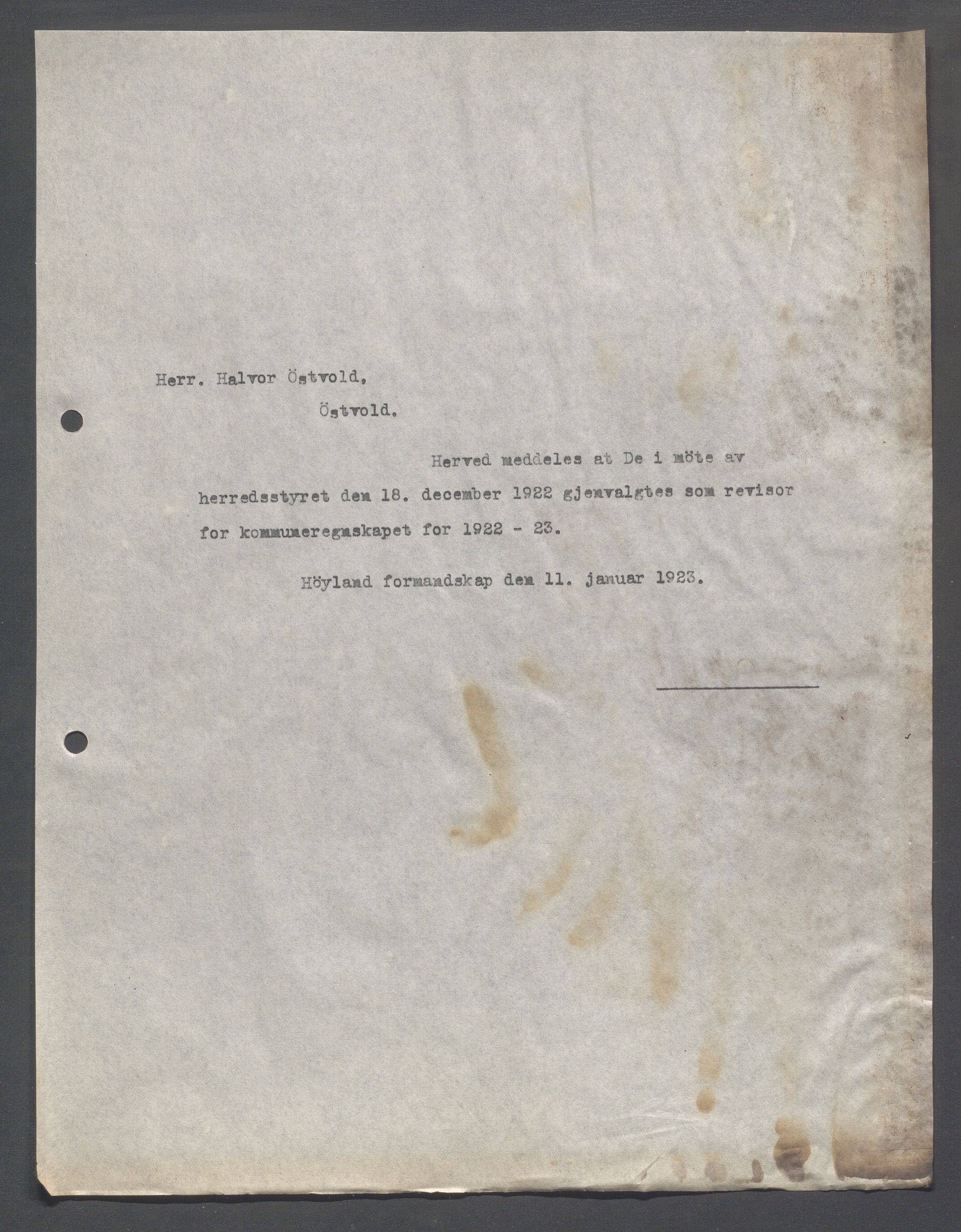 Høyland kommune - Formannskapet, IKAR/K-100046/B/L0006: Kopibok, 1920-1923, p. 921