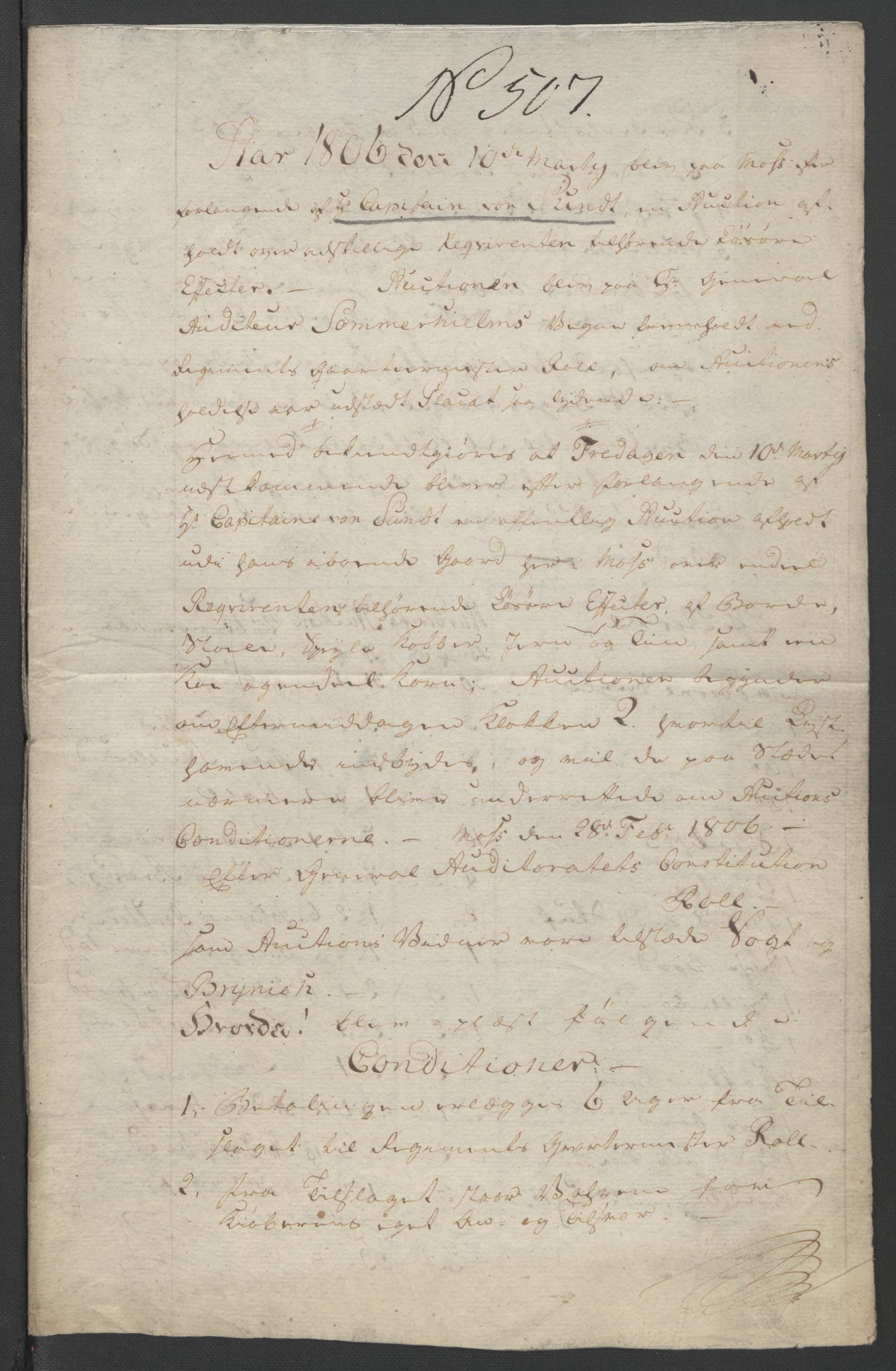 Forsvaret, Generalauditøren, RA/RAFA-1772/F/Fj/Fja/L0034: --, 1753-1817, p. 586