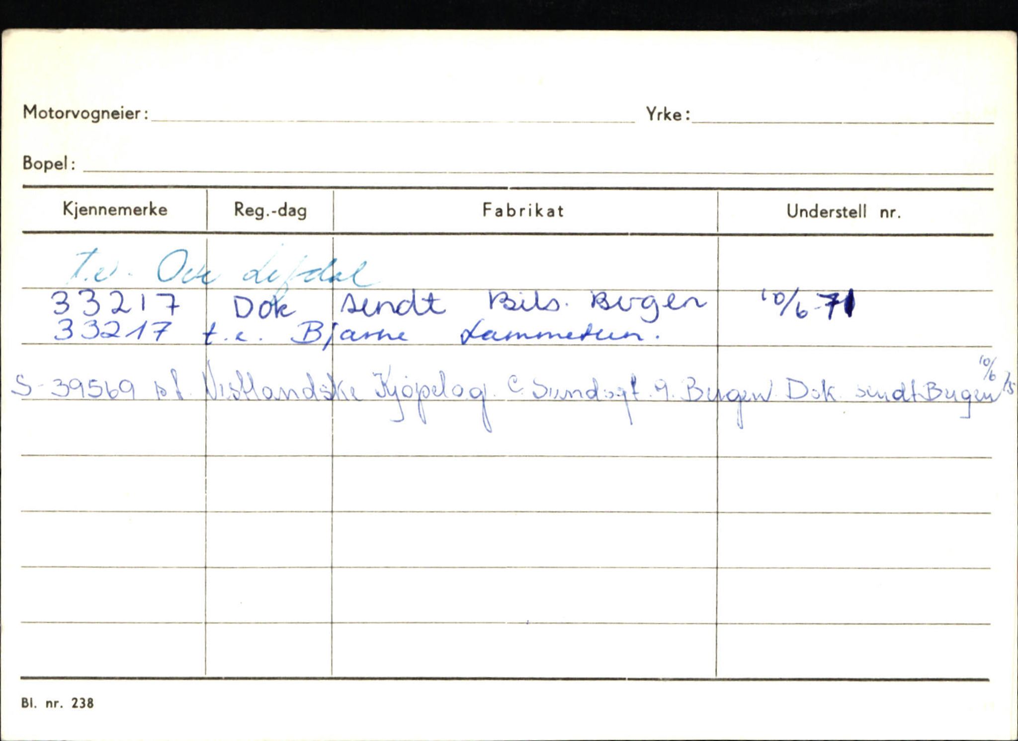 Statens vegvesen, Sogn og Fjordane vegkontor, AV/SAB-A-5301/4/F/L0132: Eigarregister Askvoll A-Å. Balestrand A-Å, 1945-1975, p. 1309