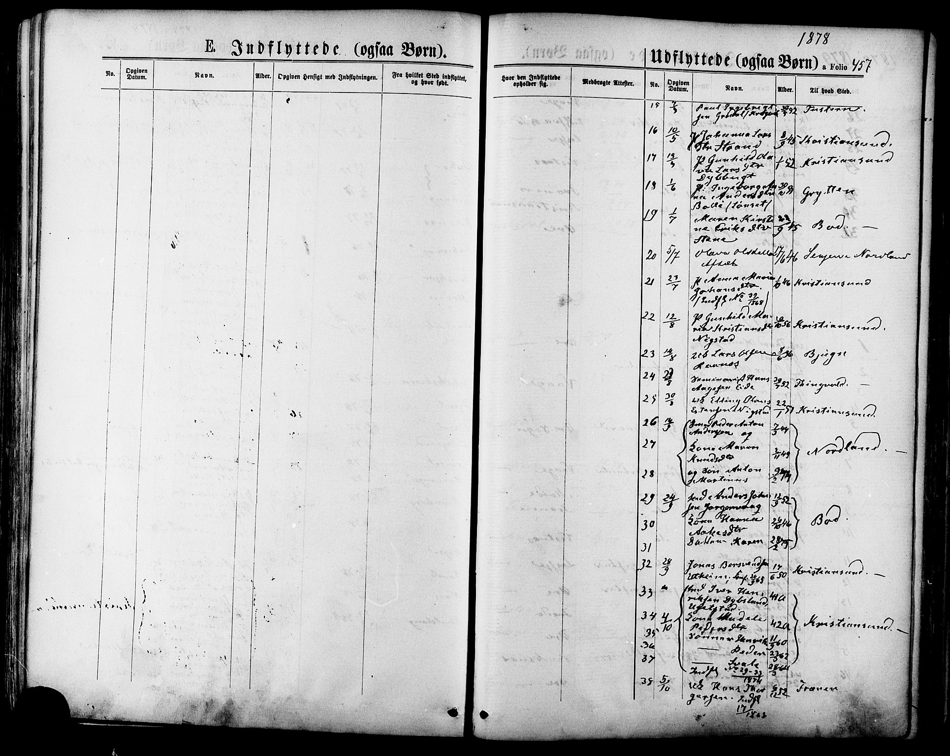 Ministerialprotokoller, klokkerbøker og fødselsregistre - Møre og Romsdal, SAT/A-1454/568/L0805: Parish register (official) no. 568A12 /1, 1869-1884, p. 457