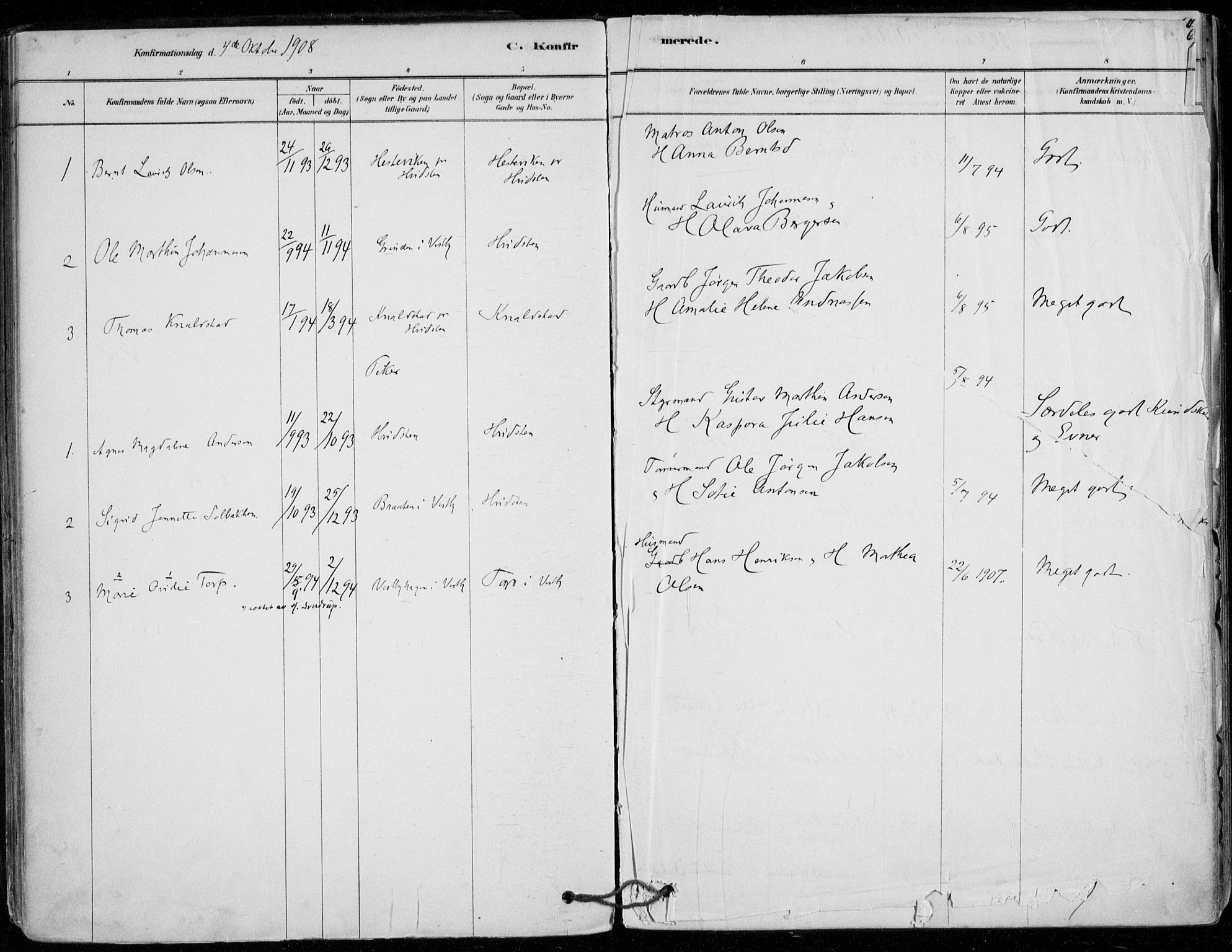 Vestby prestekontor Kirkebøker, AV/SAO-A-10893/F/Fd/L0001: Parish register (official) no. IV 1, 1878-1945, p. 63