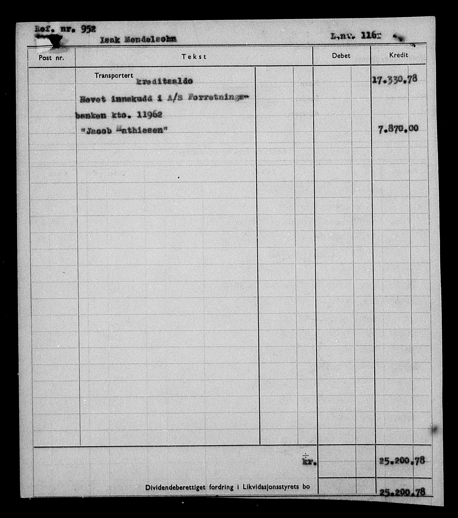 Justisdepartementet, Tilbakeføringskontoret for inndratte formuer, AV/RA-S-1564/H/Hc/Hca/L0905: --, 1945-1947, p. 6