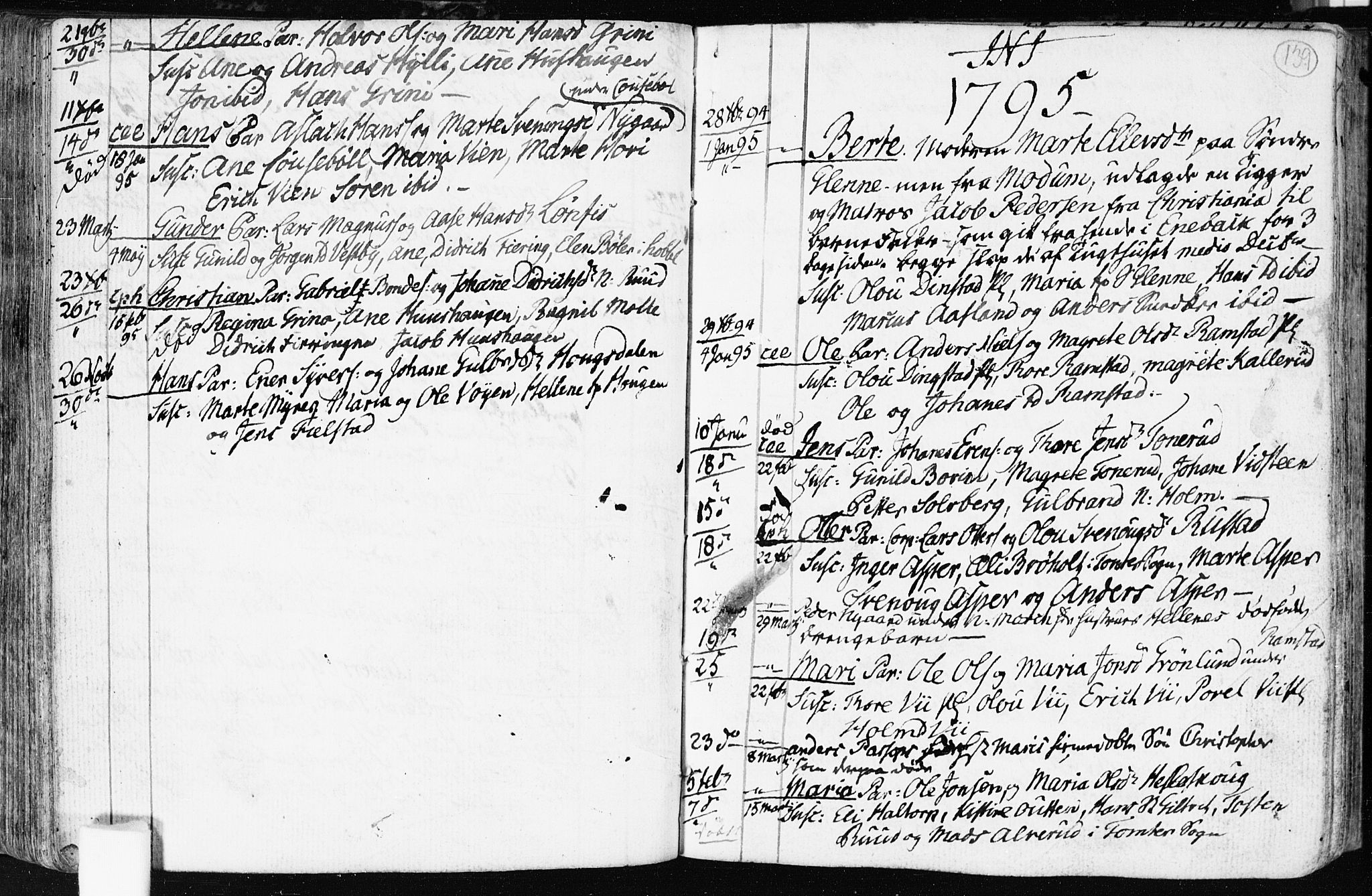 Spydeberg prestekontor Kirkebøker, AV/SAO-A-10924/F/Fa/L0003: Parish register (official) no. I 3, 1778-1814, p. 139