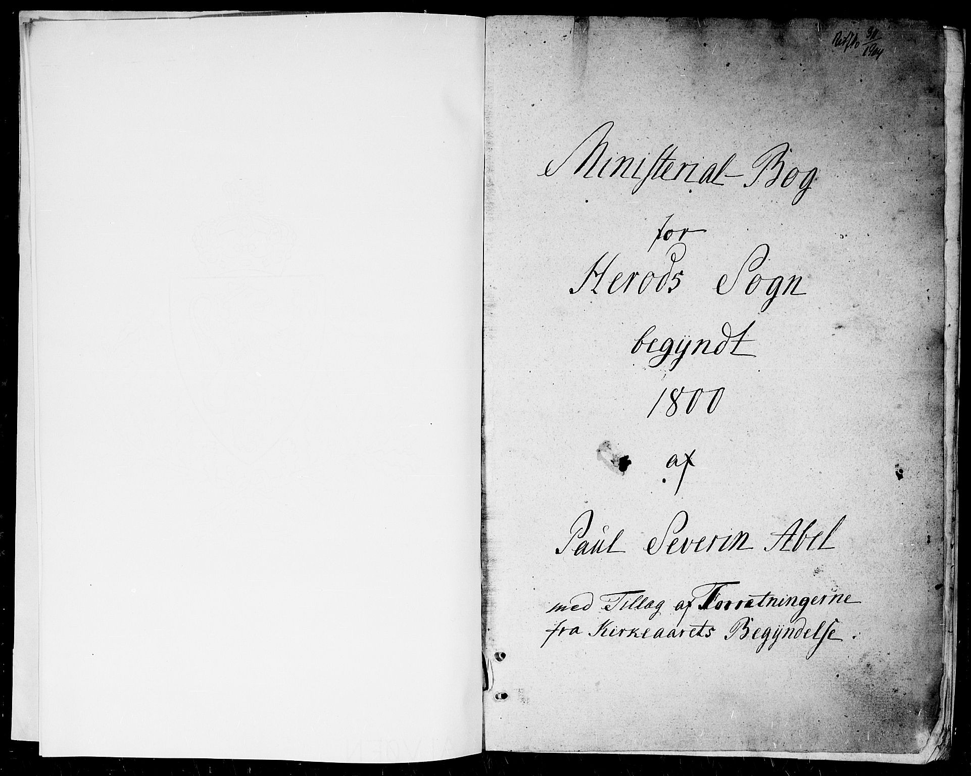 Herad sokneprestkontor, AV/SAK-1111-0018/F/Fa/Faa/L0002: Parish register (official) no. A 2, 1800-1815