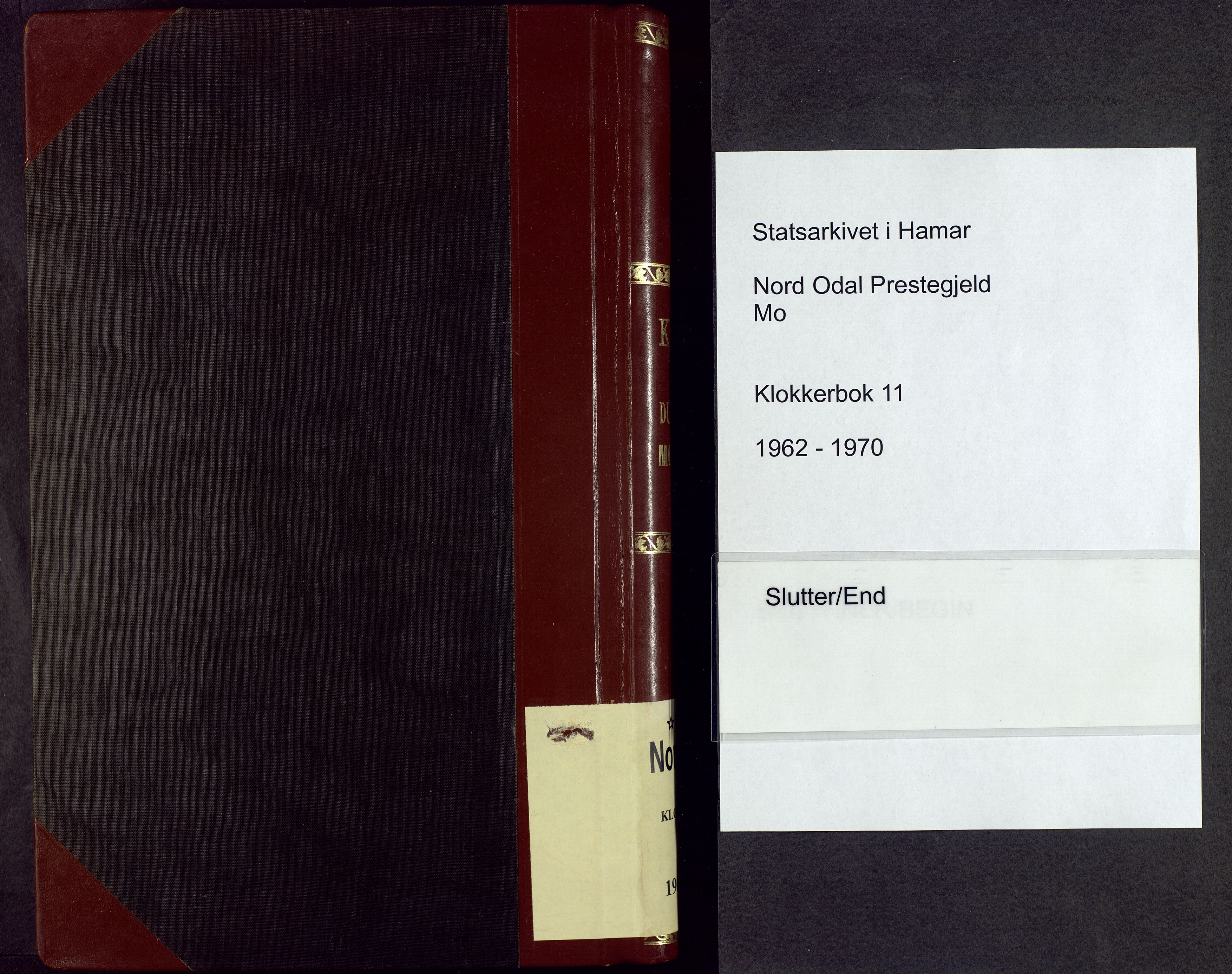 Nord-Odal prestekontor, AV/SAH-PREST-032/H/Ha/Hab/L0011: Parish register (copy) no. 11, 1962-1970