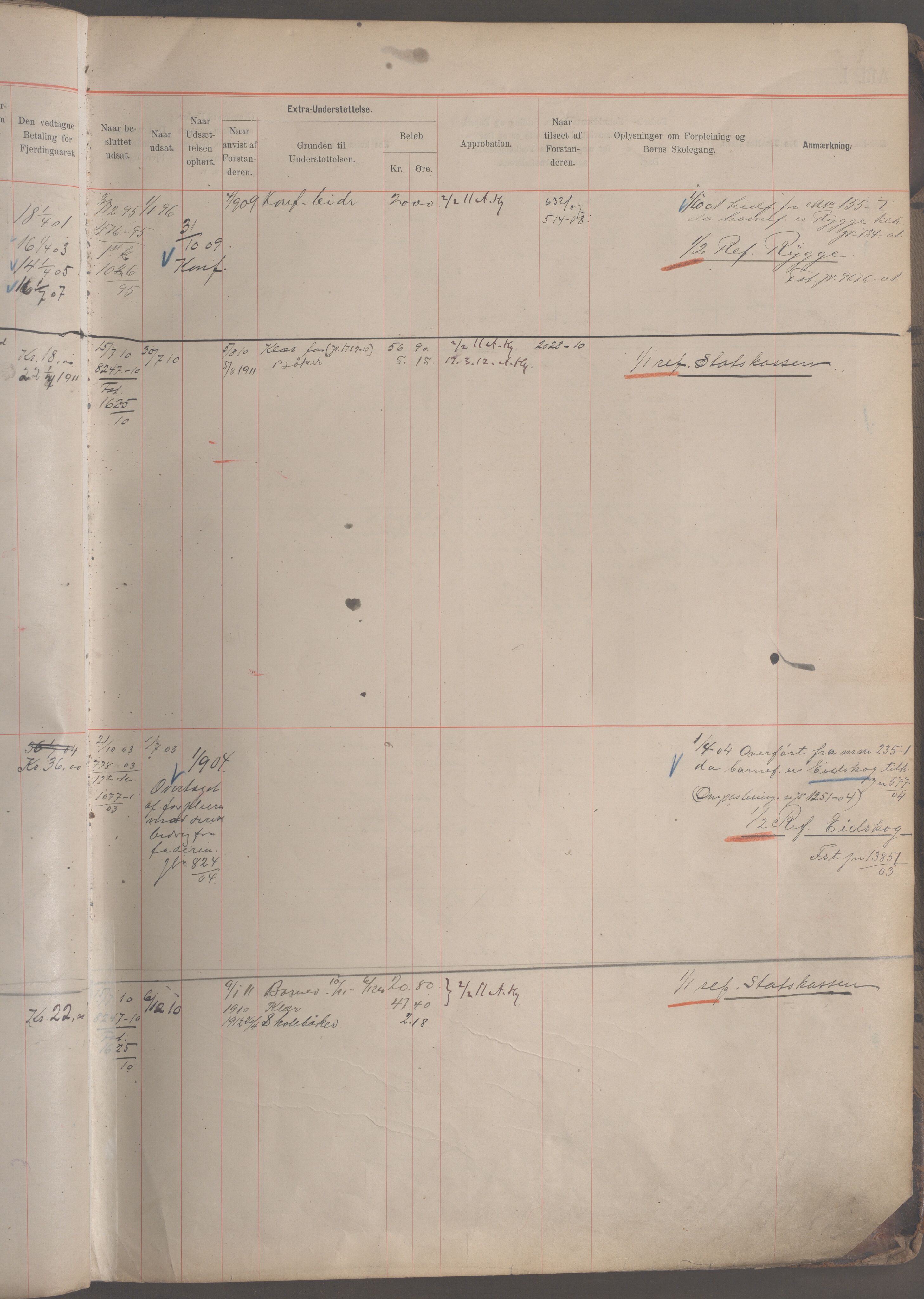 Fattigvesenet, OBA/A-20045/H/Hb/L0005: Manntallsprotokoll. Mnr. 1-399, 1901-1912, p. 26a