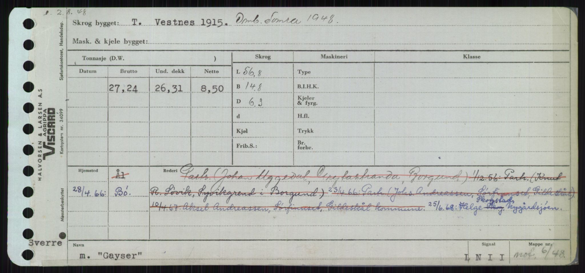 Sjøfartsdirektoratet med forløpere, Skipsmålingen, AV/RA-S-1627/H/Ha/L0002/0002: Fartøy, Eik-Hill / Fartøy, G-Hill, p. 59