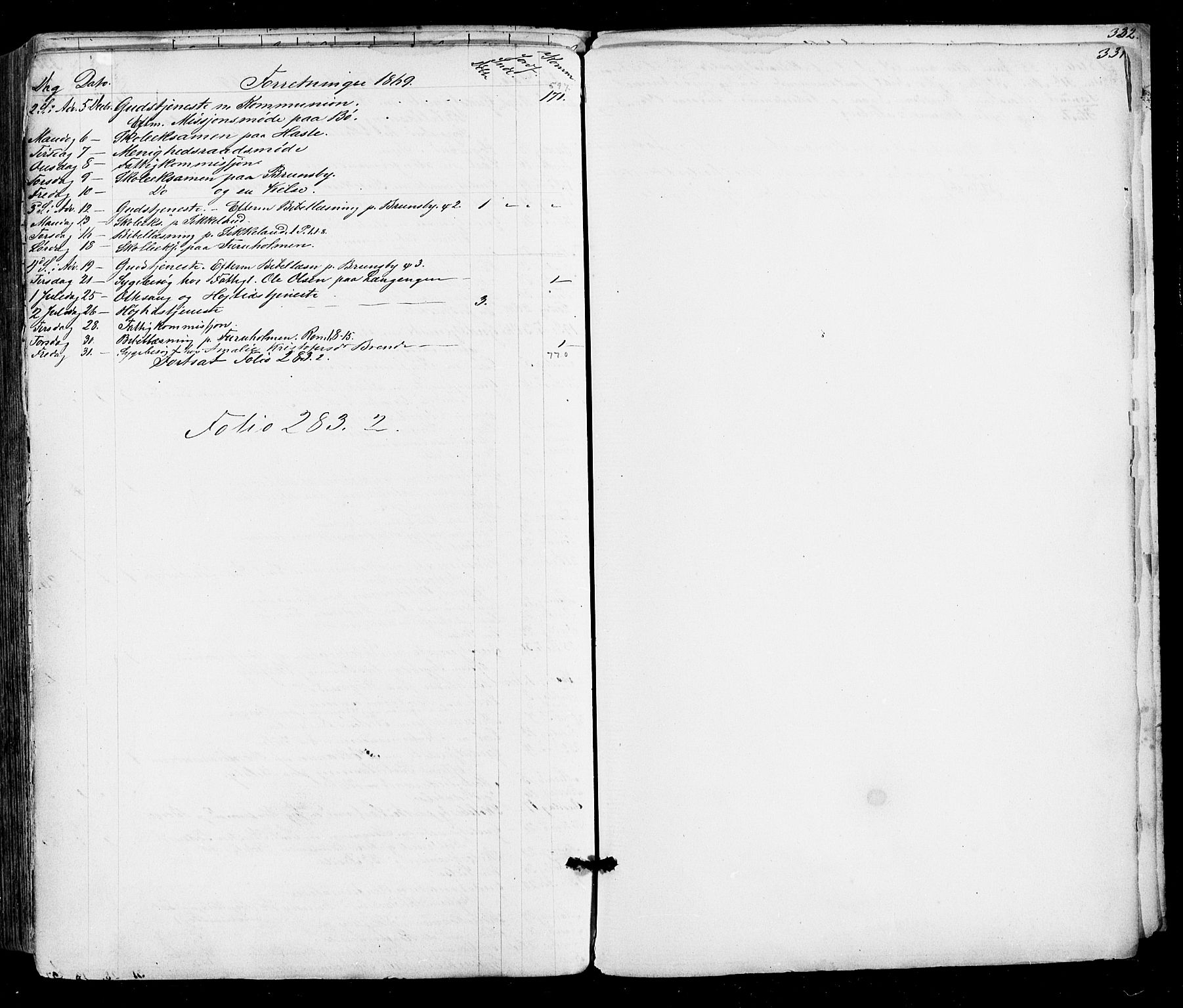 Varteig prestekontor Kirkebøker, SAO/A-10447a/F/Fa/L0001: Parish register (official) no. 1, 1861-1877, p. 331