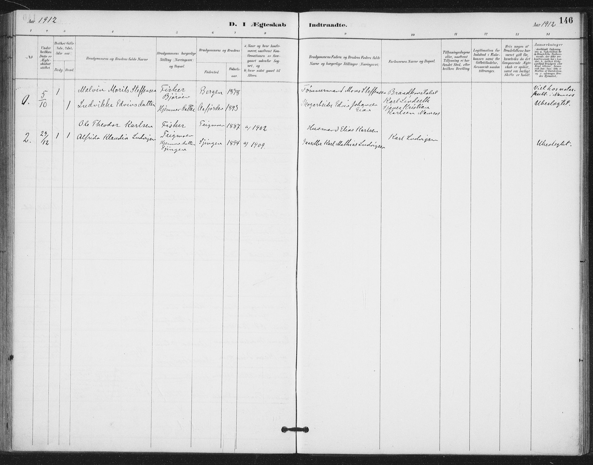 Ministerialprotokoller, klokkerbøker og fødselsregistre - Nord-Trøndelag, AV/SAT-A-1458/772/L0603: Parish register (official) no. 772A01, 1885-1912, p. 146