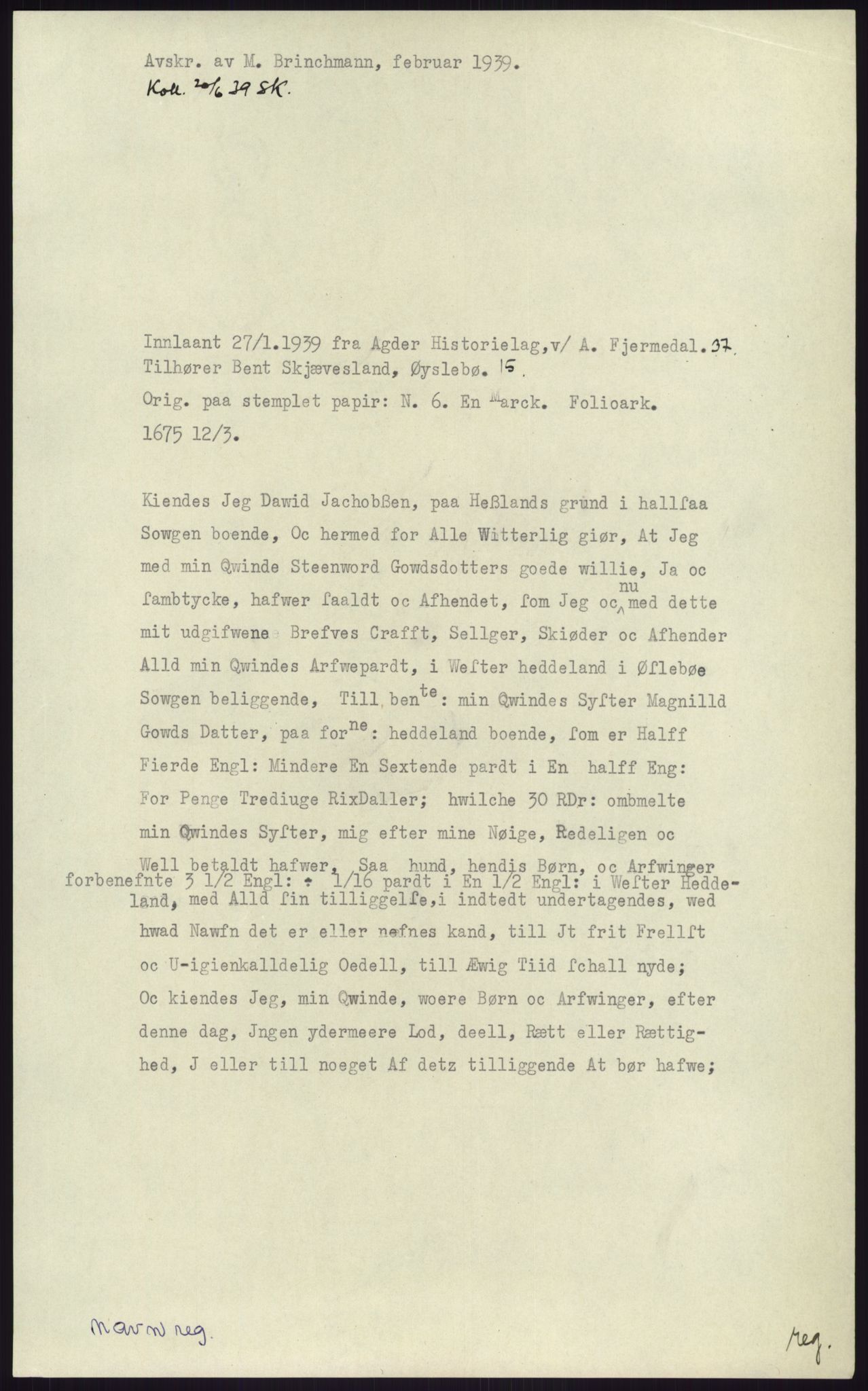 Samlinger til kildeutgivelse, Diplomavskriftsamlingen, AV/RA-EA-4053/H/Ha, p. 2824