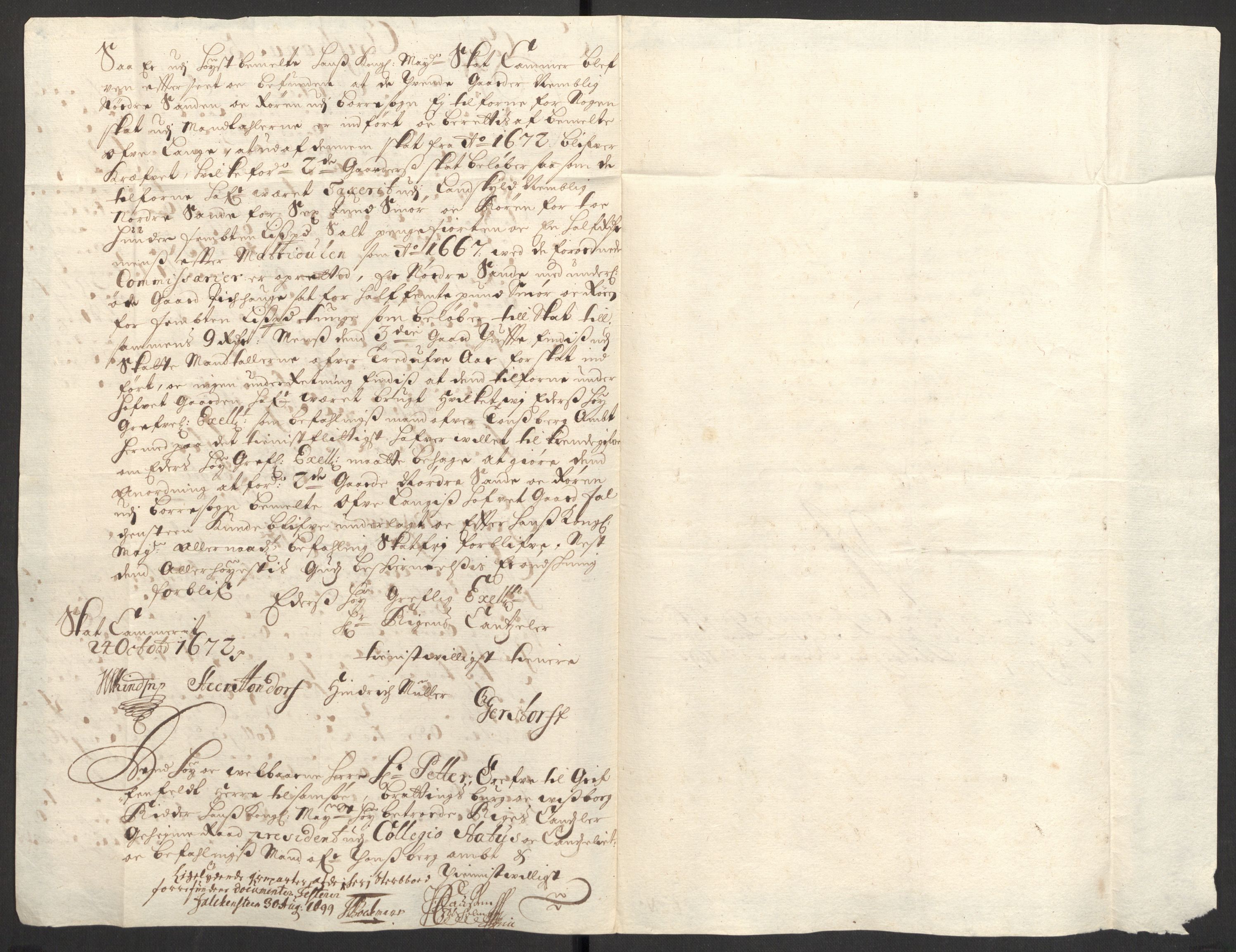 Rentekammeret inntil 1814, Reviderte regnskaper, Fogderegnskap, AV/RA-EA-4092/R32/L1868: Fogderegnskap Jarlsberg grevskap, 1697-1699, p. 443