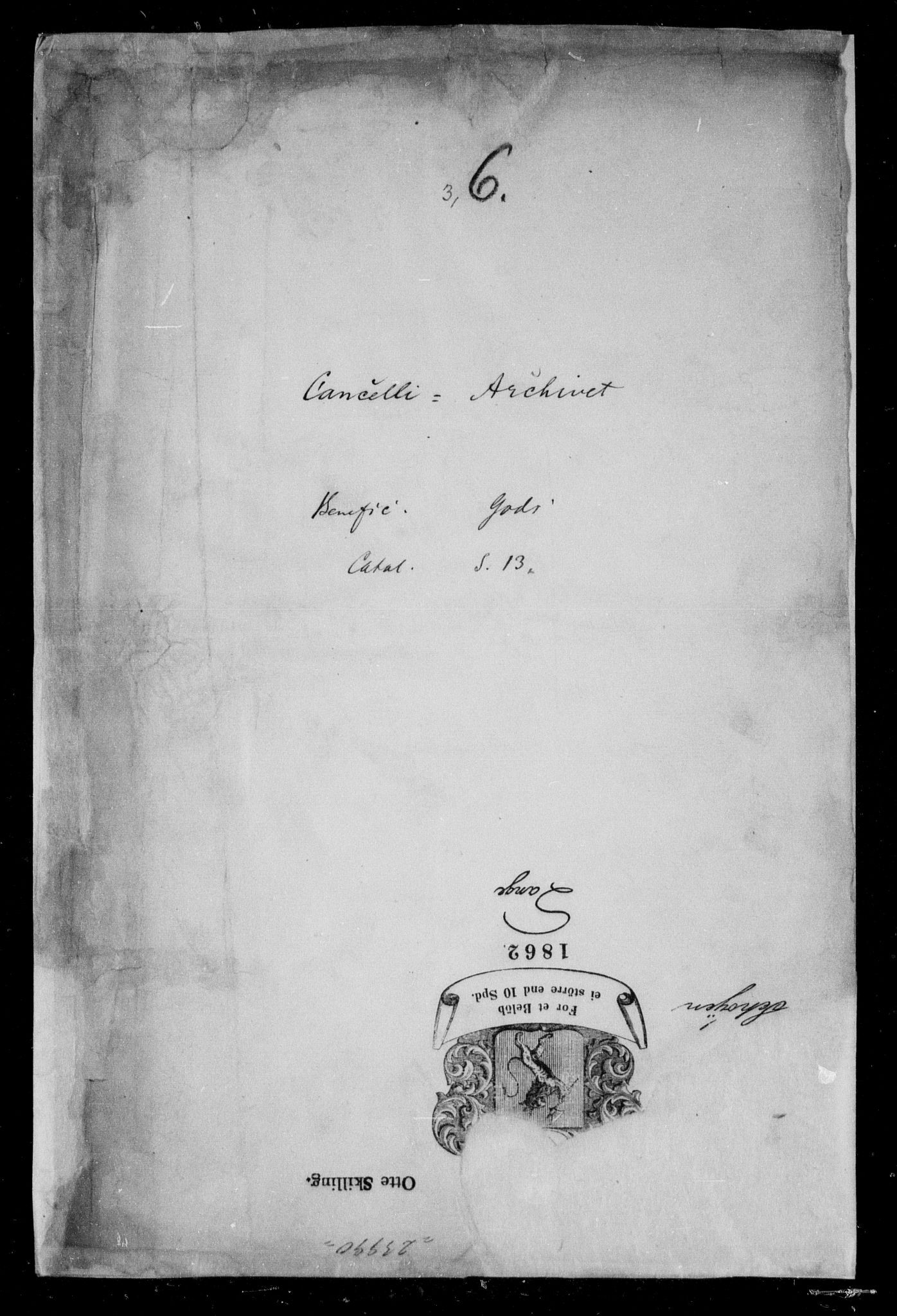 Danske Kanselli, Skapsaker, RA/EA-4061/F/L0041: Skap 11, pakke 4 I-4 II, 1769, p. 197