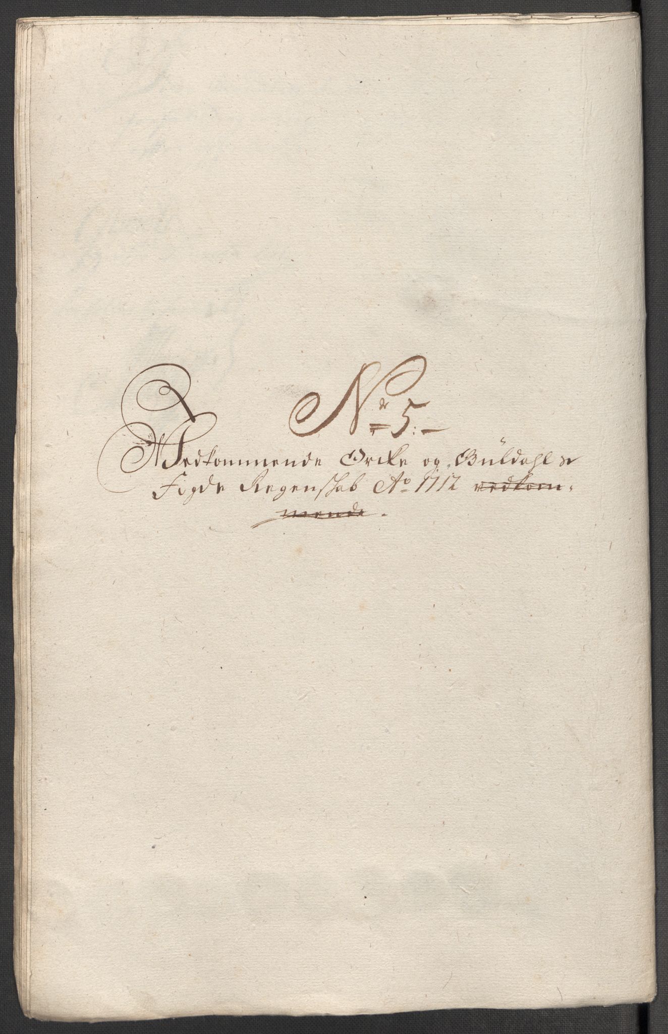 Rentekammeret inntil 1814, Reviderte regnskaper, Fogderegnskap, AV/RA-EA-4092/R60/L3963: Fogderegnskap Orkdal og Gauldal, 1712, p. 116