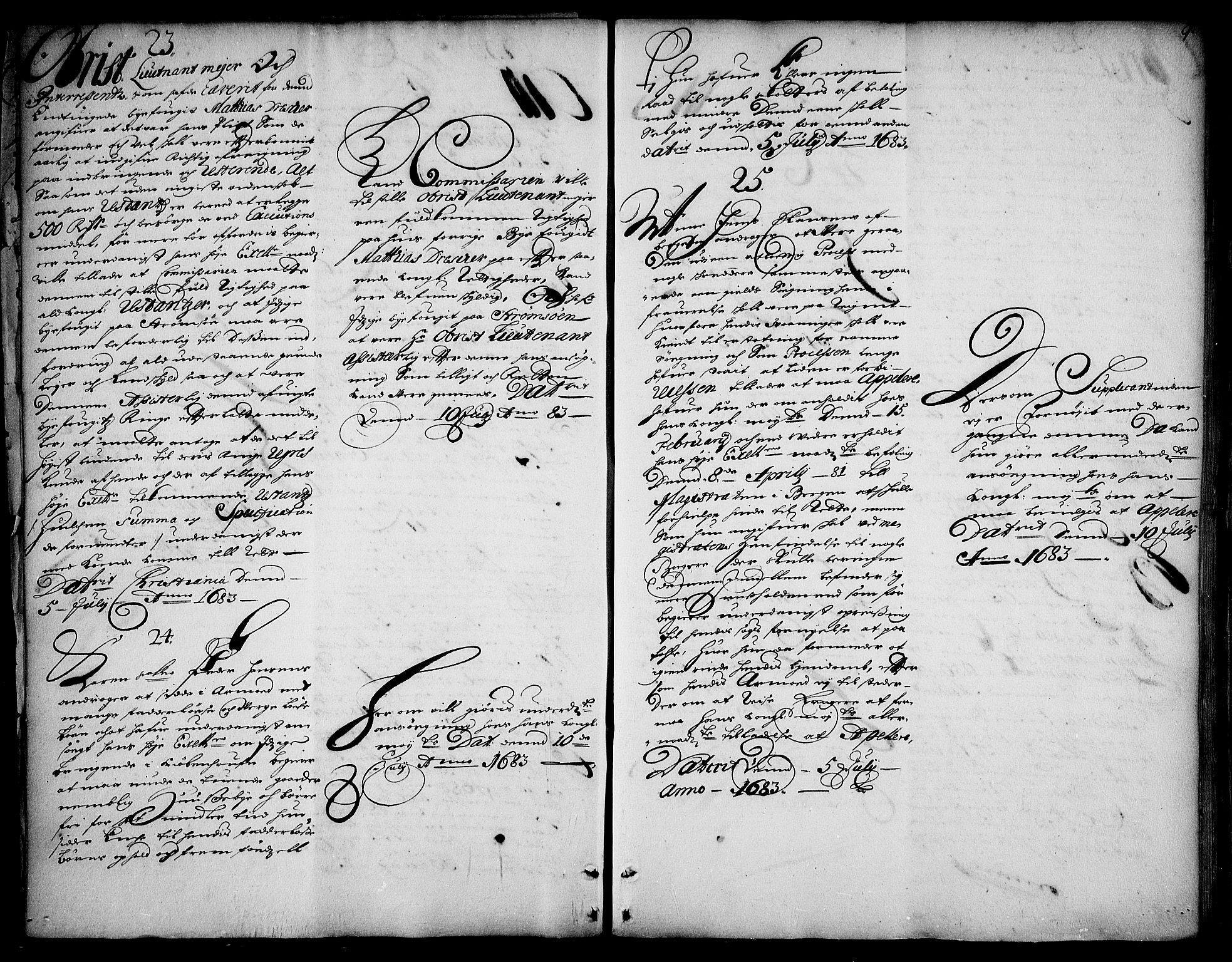 Stattholderembetet 1572-1771, AV/RA-EA-2870/Ad/L0004: Supplikasjons- og resolusjonsprotokoll, 1683-1691, p. 7b-8a