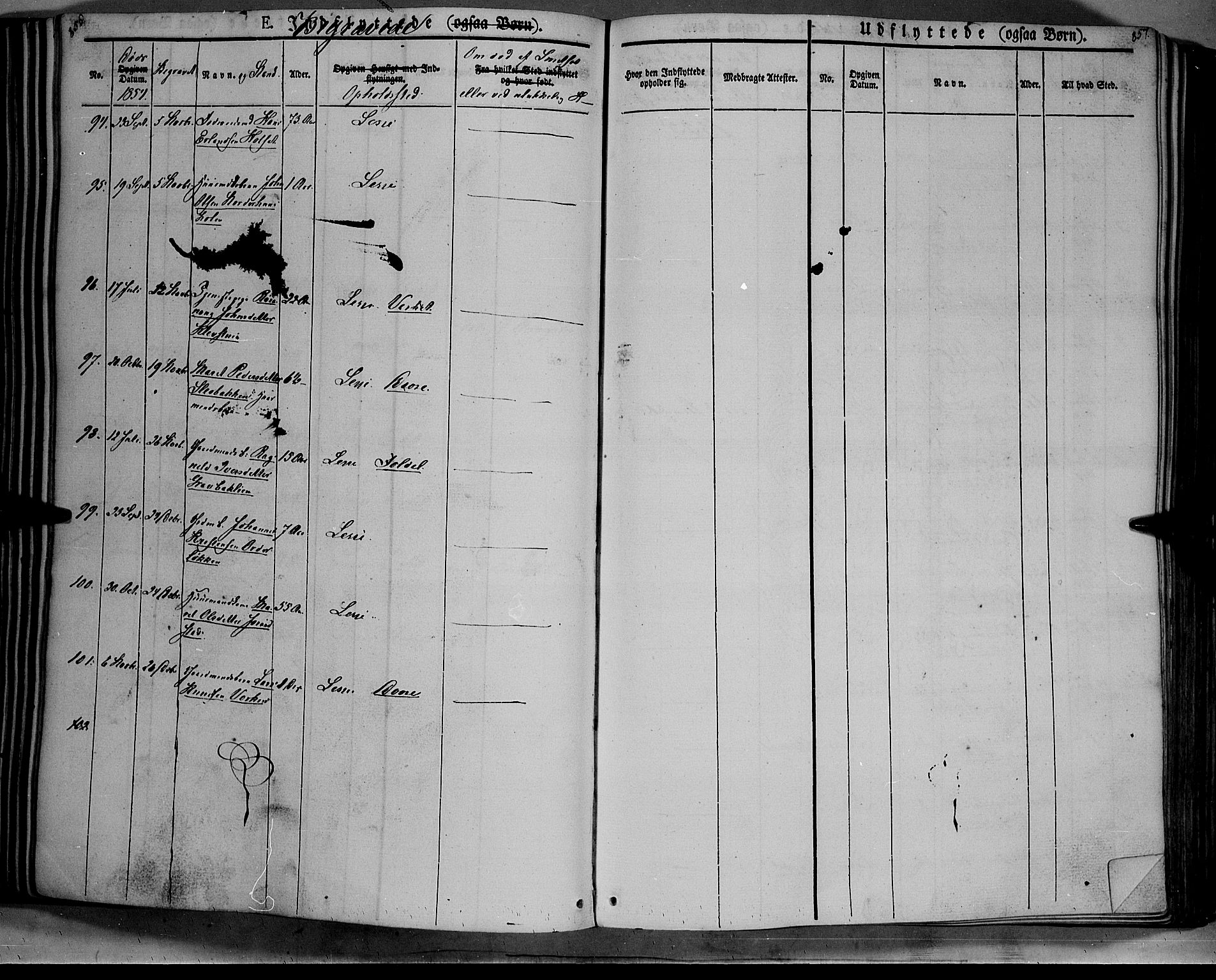 Lesja prestekontor, SAH/PREST-068/H/Ha/Haa/L0006: Parish register (official) no. 6B, 1843-1854, p. 856-857