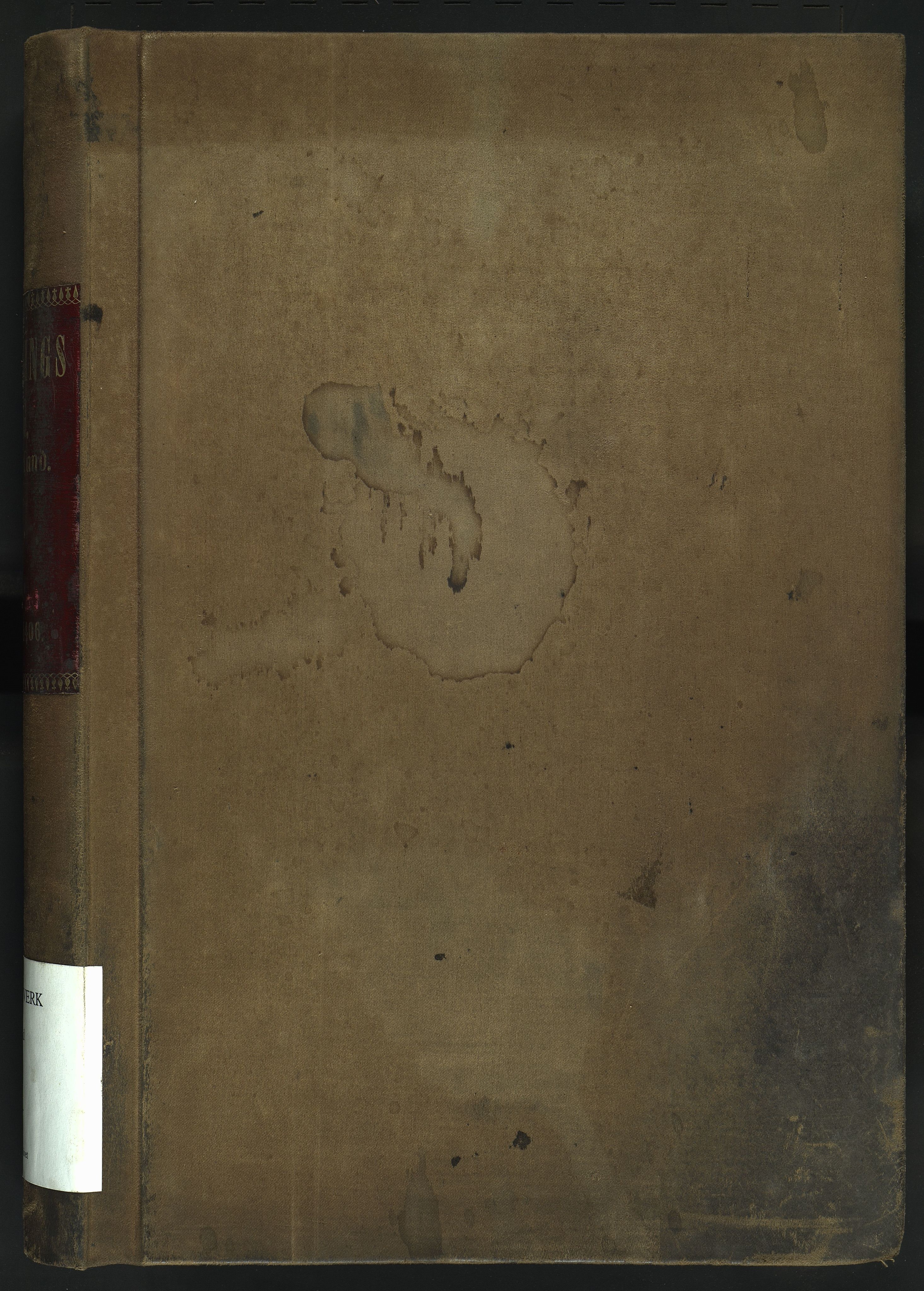 Egelands Verk, NESJ/NJM-002/06/L0012: Avregningsbok nr. 2, 1883