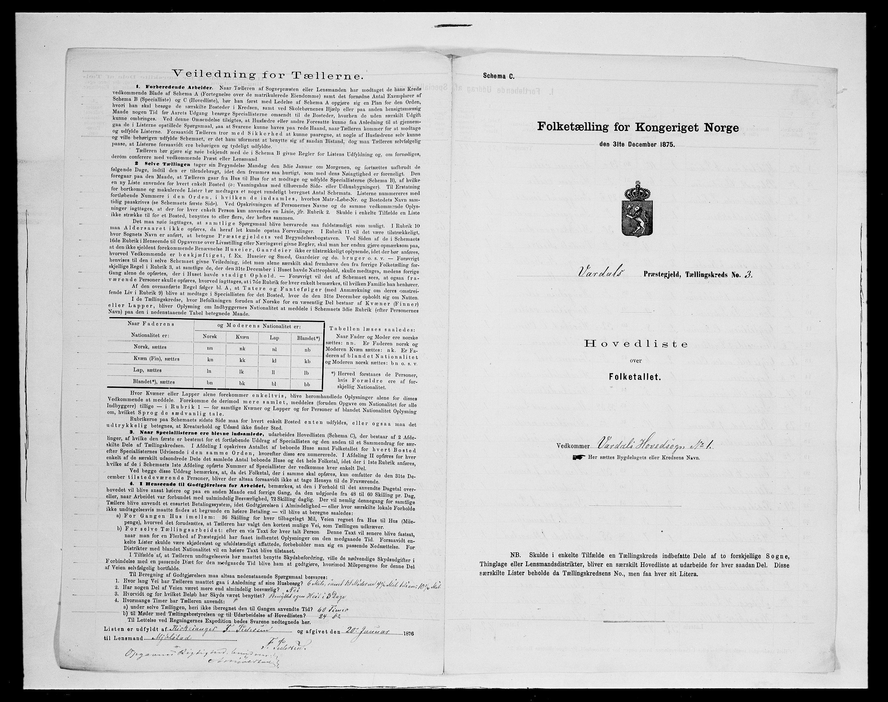 SAH, 1875 census for 0527L Vardal/Vardal og Hunn, 1875, p. 26