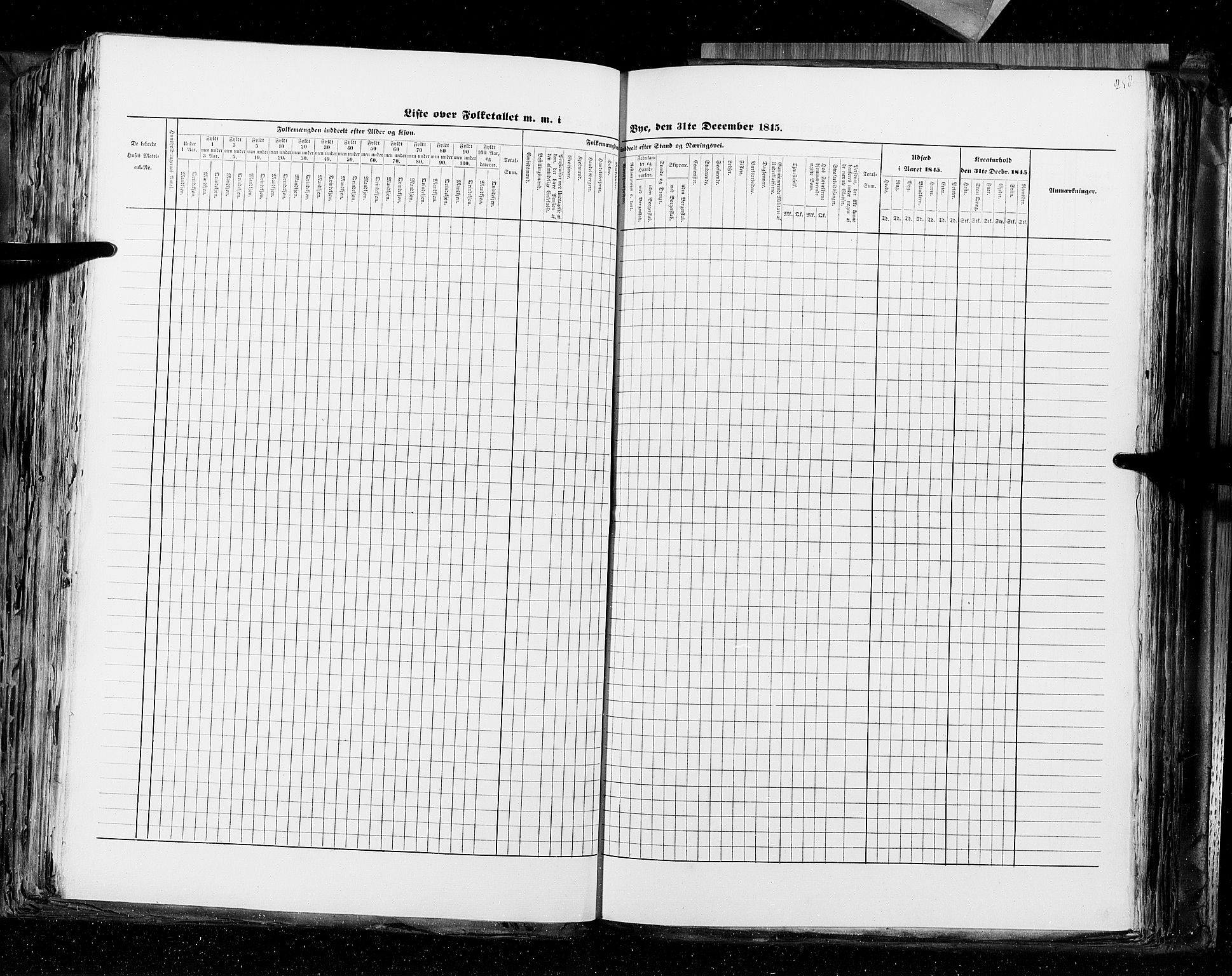 RA, Census 1845, vol. 10: Cities, 1845, p. 258