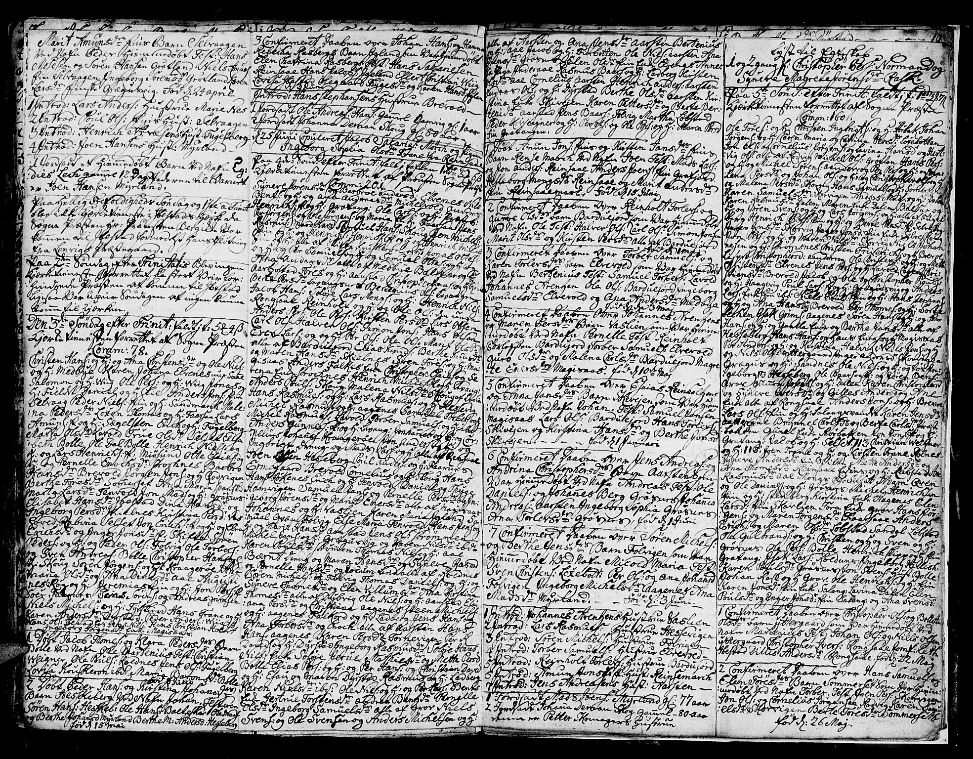 Ibestad sokneprestembete, SATØ/S-0077/H/Ha/Hab/L0001klokker: Parish register (copy) no. 1, 1776-1808