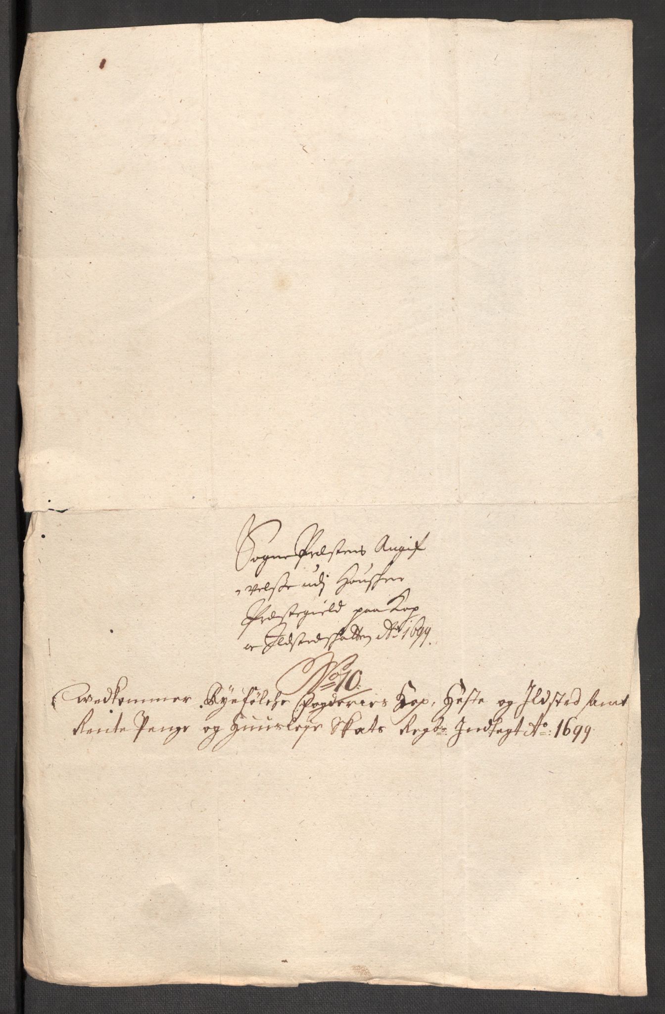 Rentekammeret inntil 1814, Reviderte regnskaper, Fogderegnskap, AV/RA-EA-4092/R47/L2858: Fogderegnskap Ryfylke, 1697-1700, p. 393