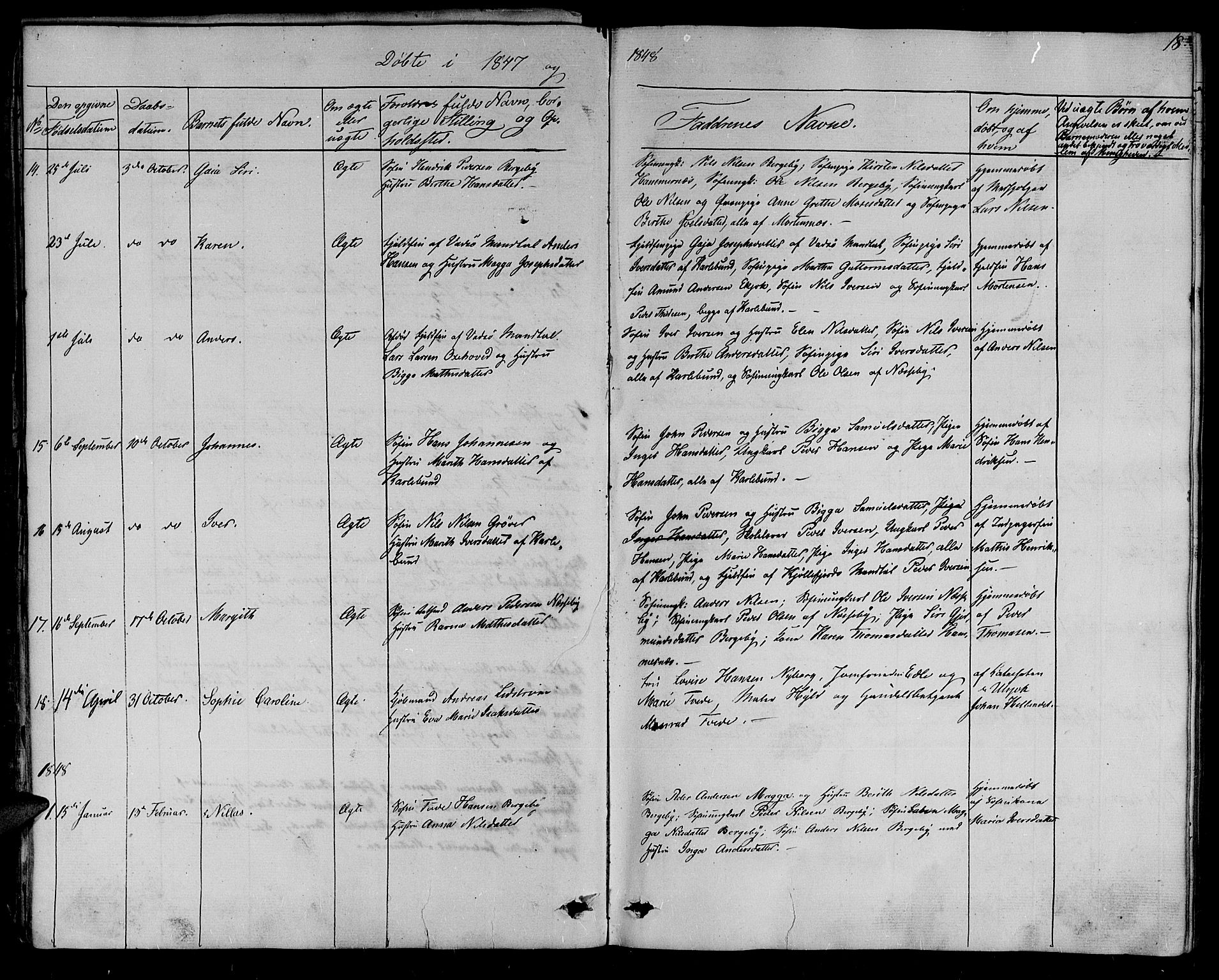 Nesseby sokneprestkontor, SATØ/S-1330/H/Ha/L0001kirke: Parish register (official) no. 1, 1838-1855, p. 18