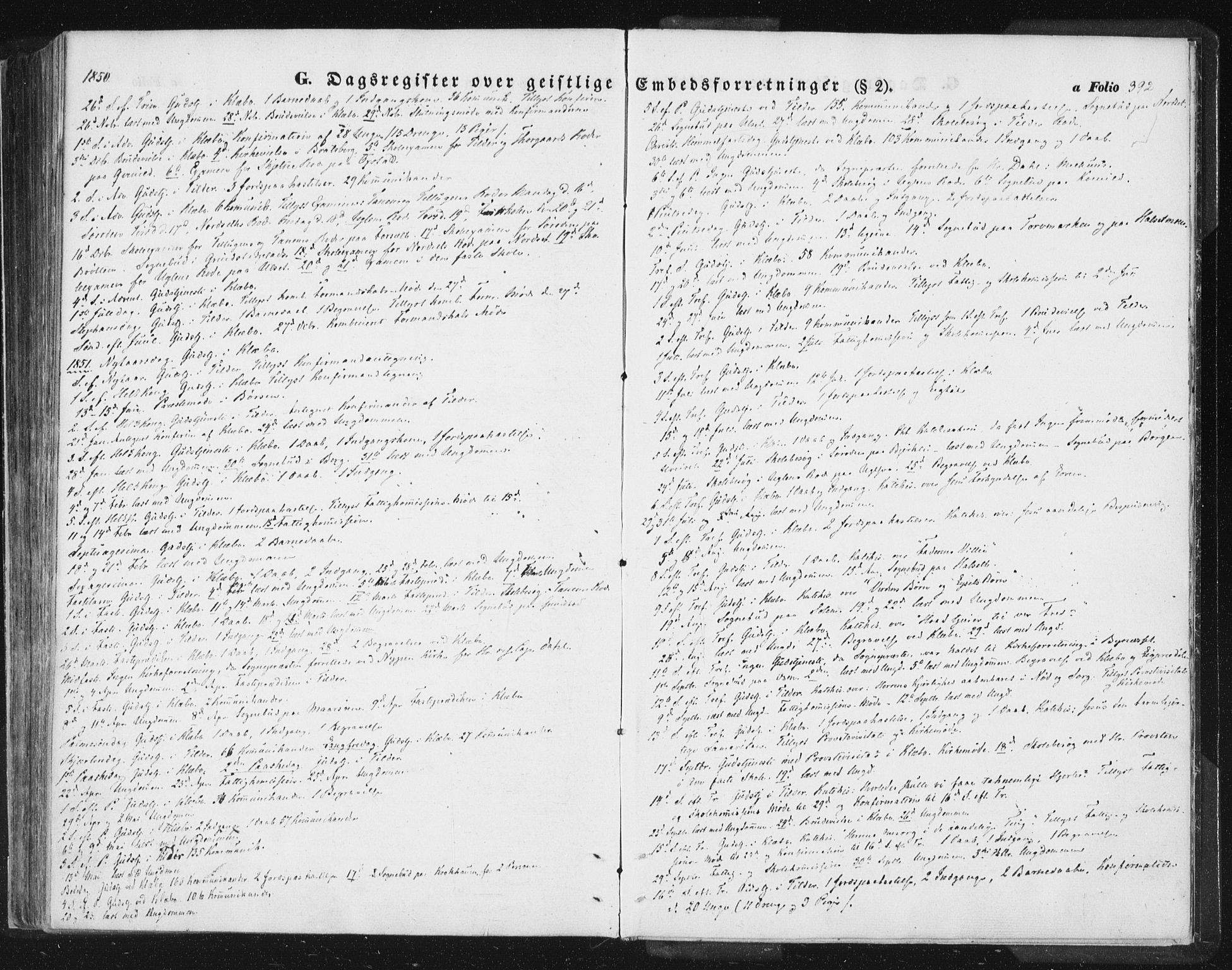 Ministerialprotokoller, klokkerbøker og fødselsregistre - Sør-Trøndelag, SAT/A-1456/618/L0441: Parish register (official) no. 618A05, 1843-1862, p. 392