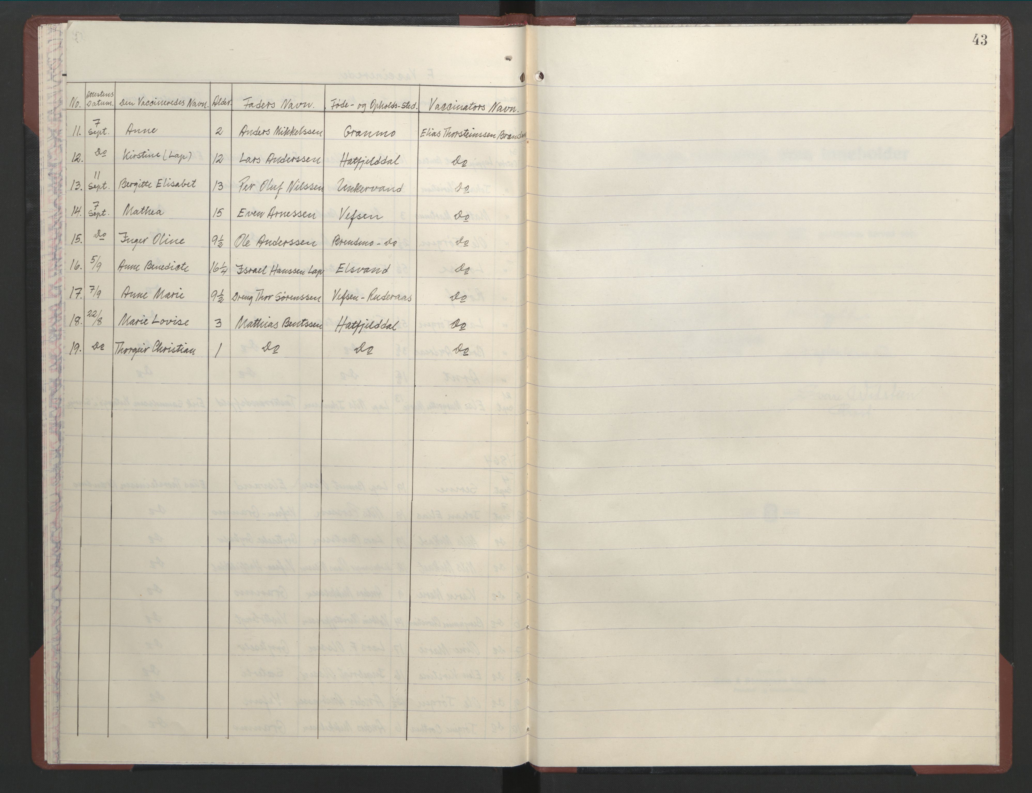 Ministerialprotokoller, klokkerbøker og fødselsregistre - Nordland, AV/SAT-A-1459/823/L0335: Parish register (official) no. 823D01, 1860-1864, p. 43