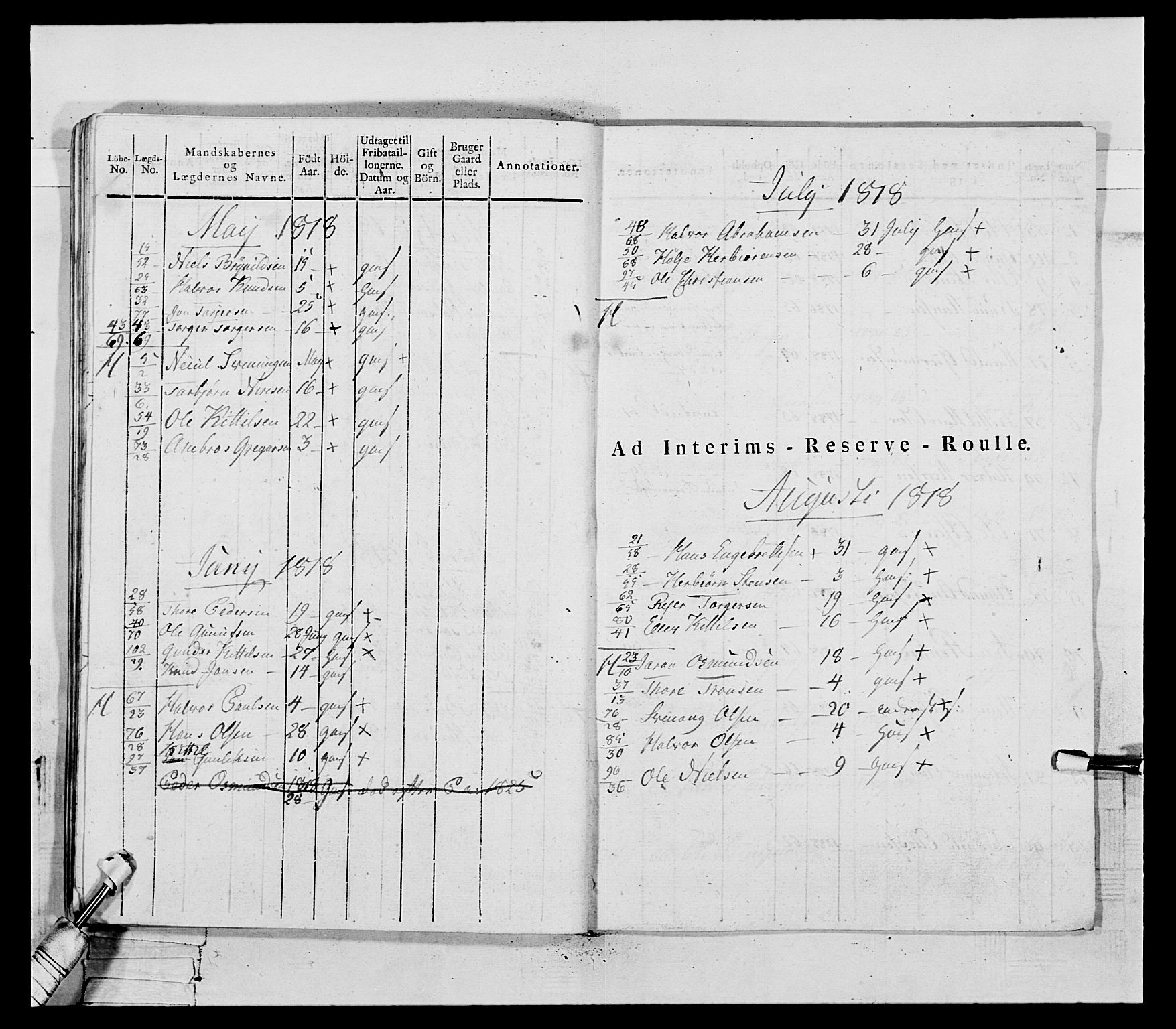 Generalitets- og kommissariatskollegiet, Det kongelige norske kommissariatskollegium, AV/RA-EA-5420/E/Eh/L0118: Telemarkske nasjonale infanteriregiment, 1814, p. 121