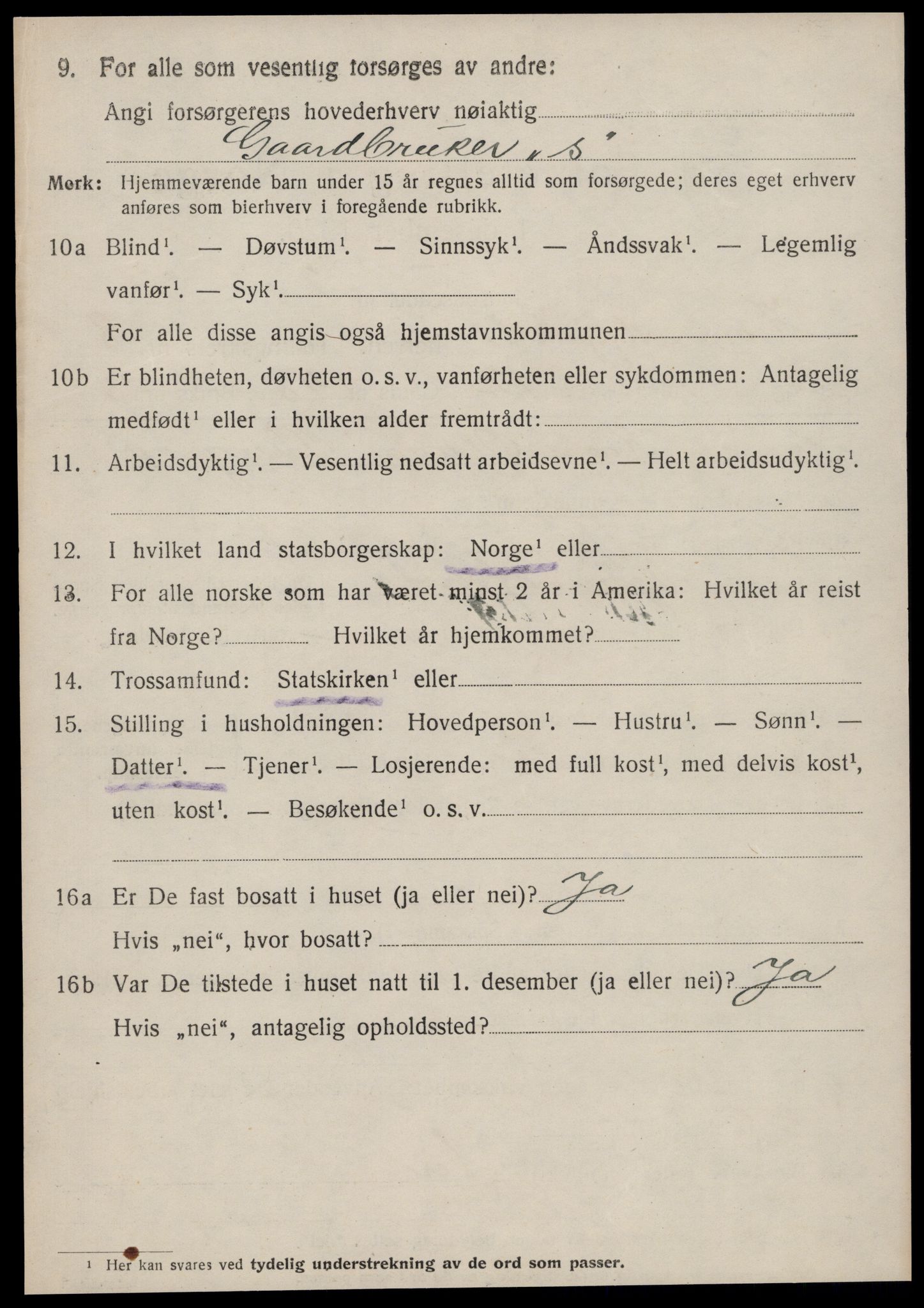 SAT, 1920 census for Hjørundfjord, 1920, p. 3016