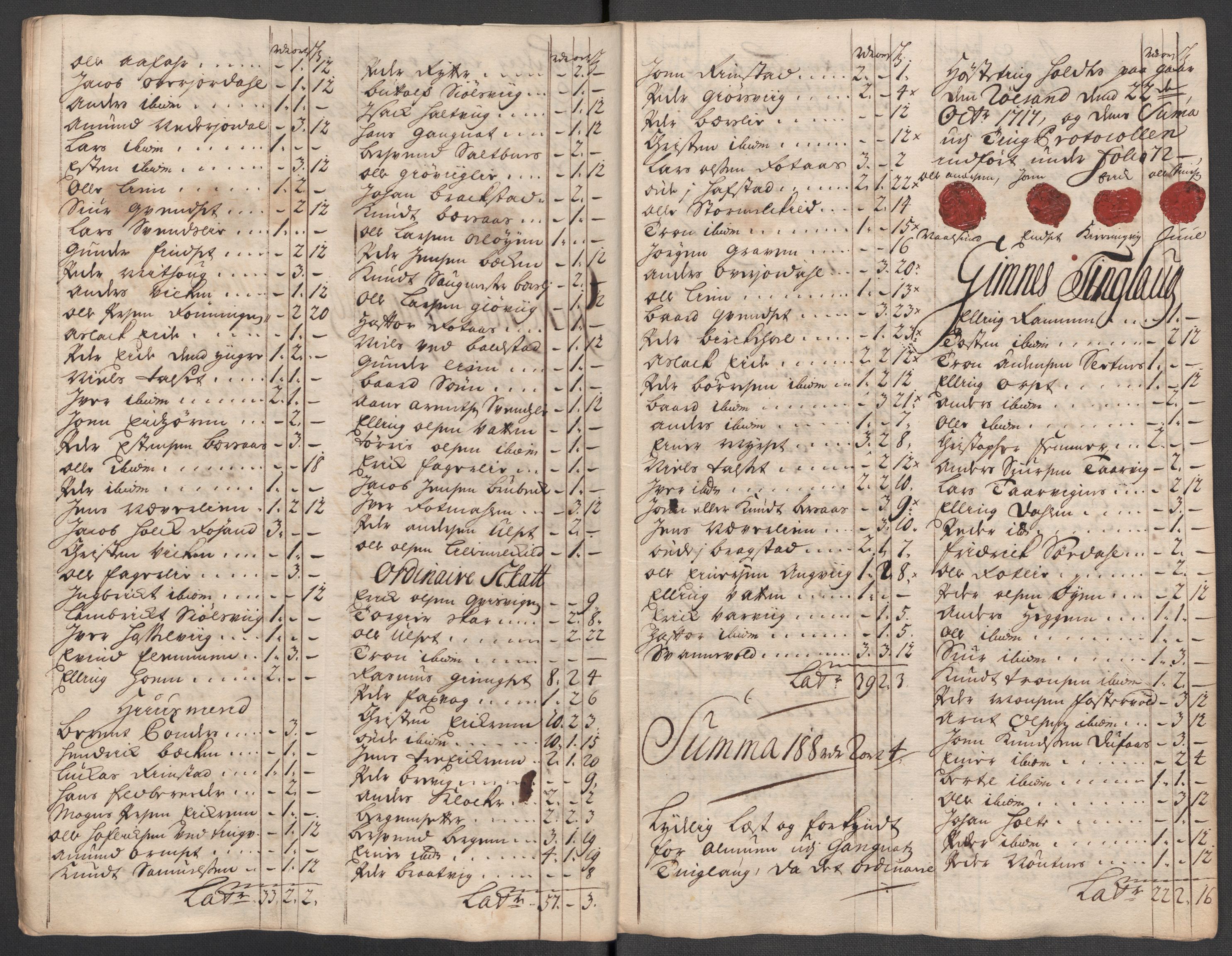 Rentekammeret inntil 1814, Reviderte regnskaper, Fogderegnskap, RA/EA-4092/R56/L3750: Fogderegnskap Nordmøre, 1717, p. 281