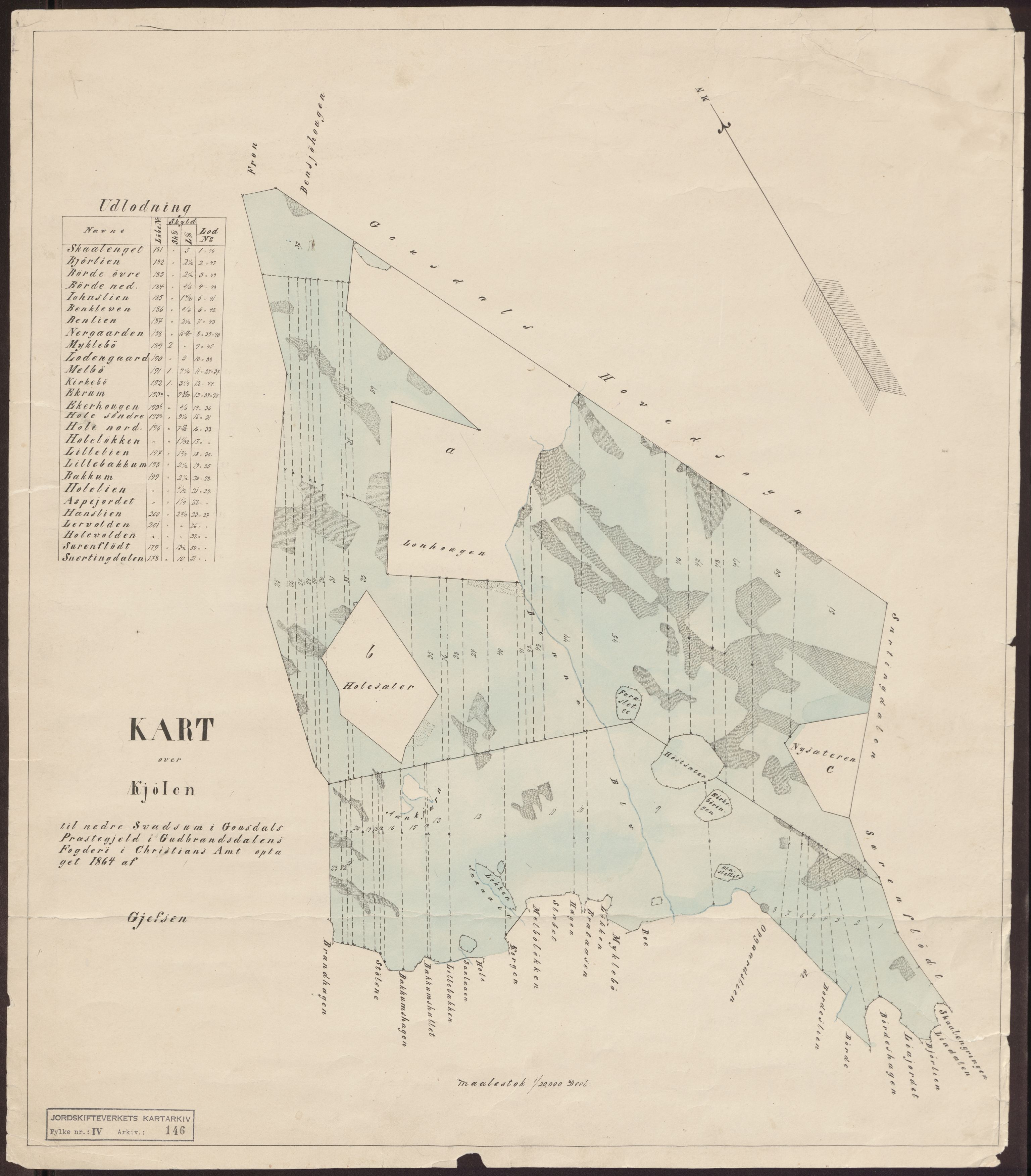 Jordskifteverkets kartarkiv, AV/RA-S-3929/T, 1859-1988, p. 194